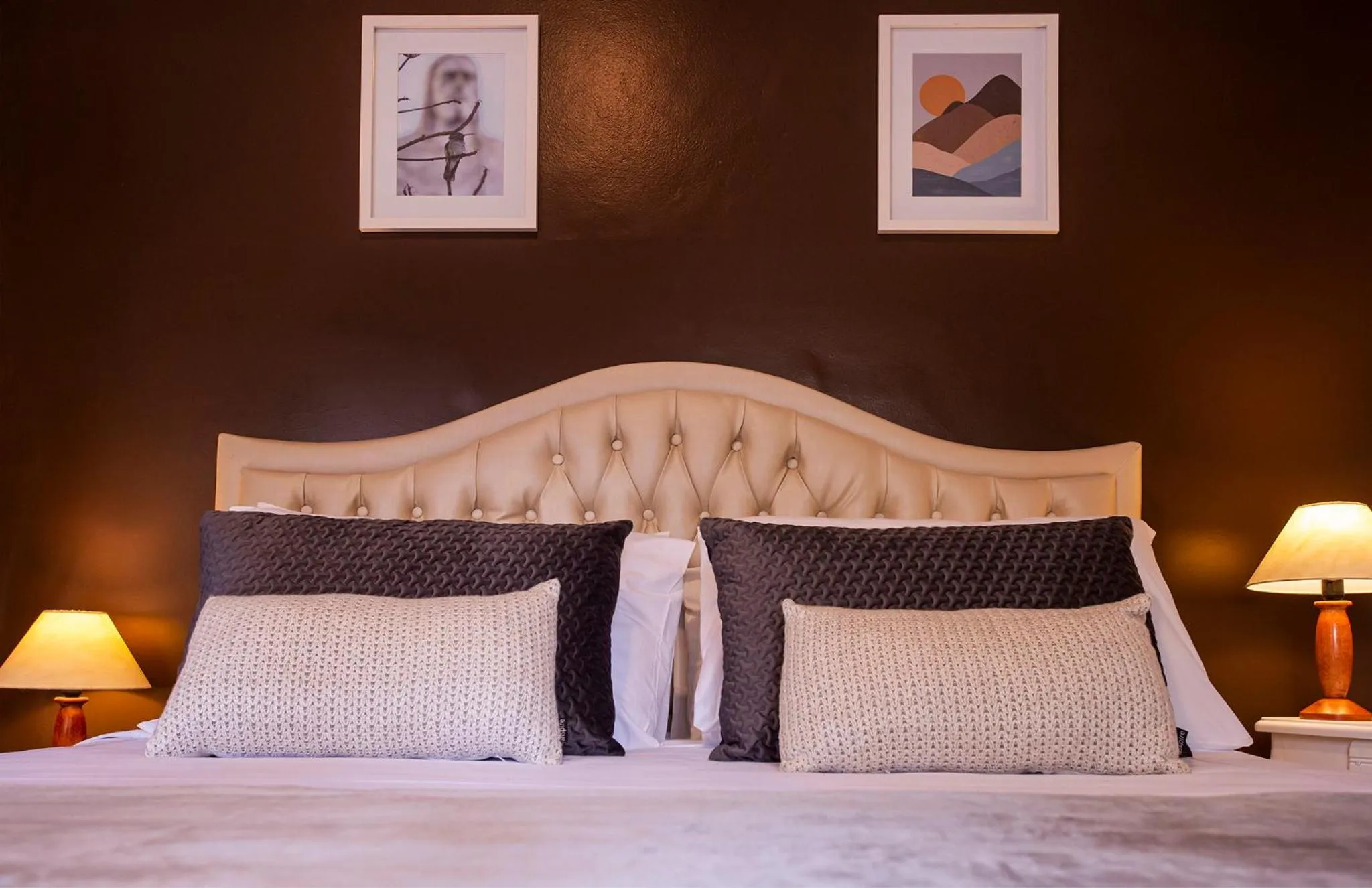 Bed in Hotel Gambrinus