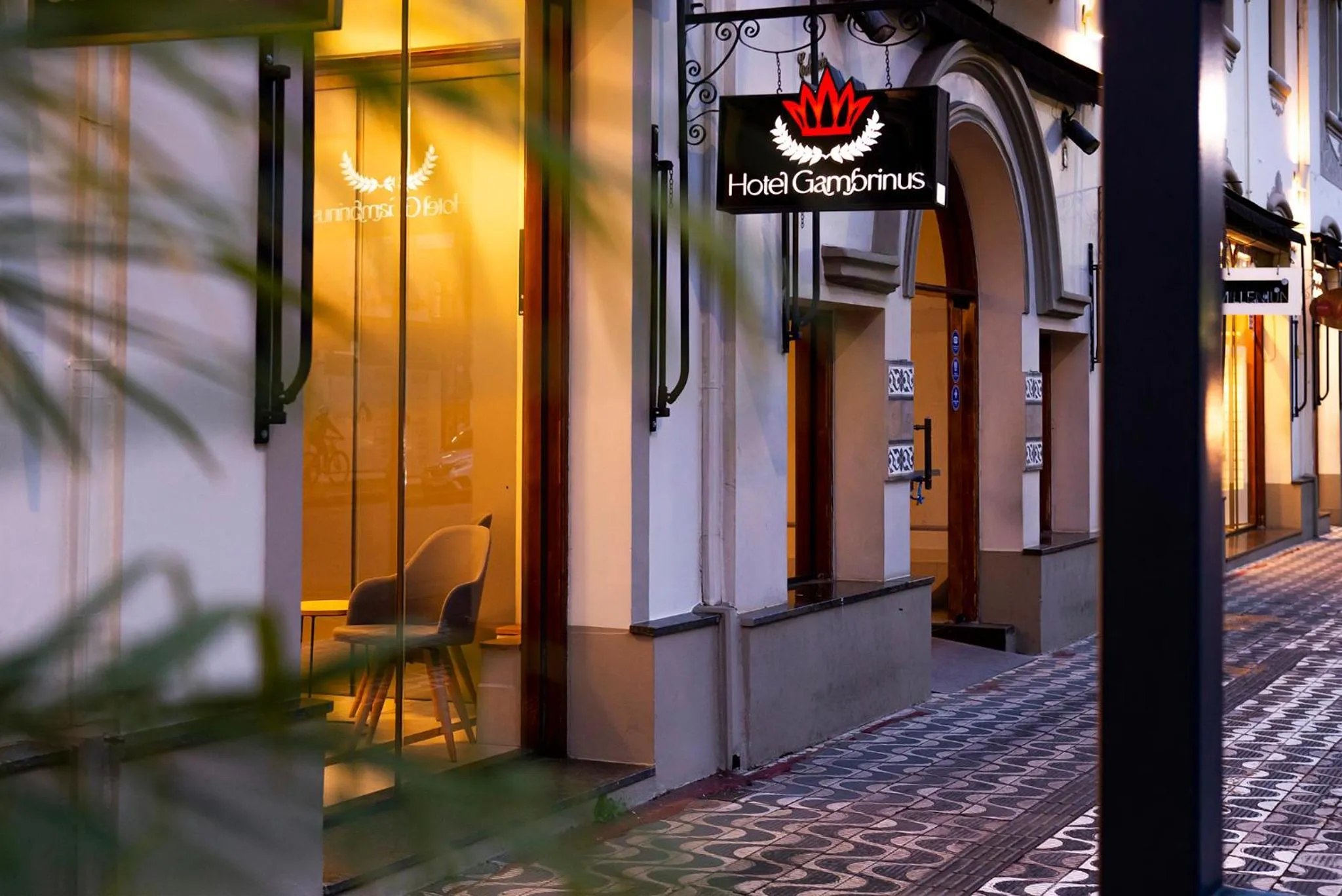 Facade/entrance in Hotel Gambrinus