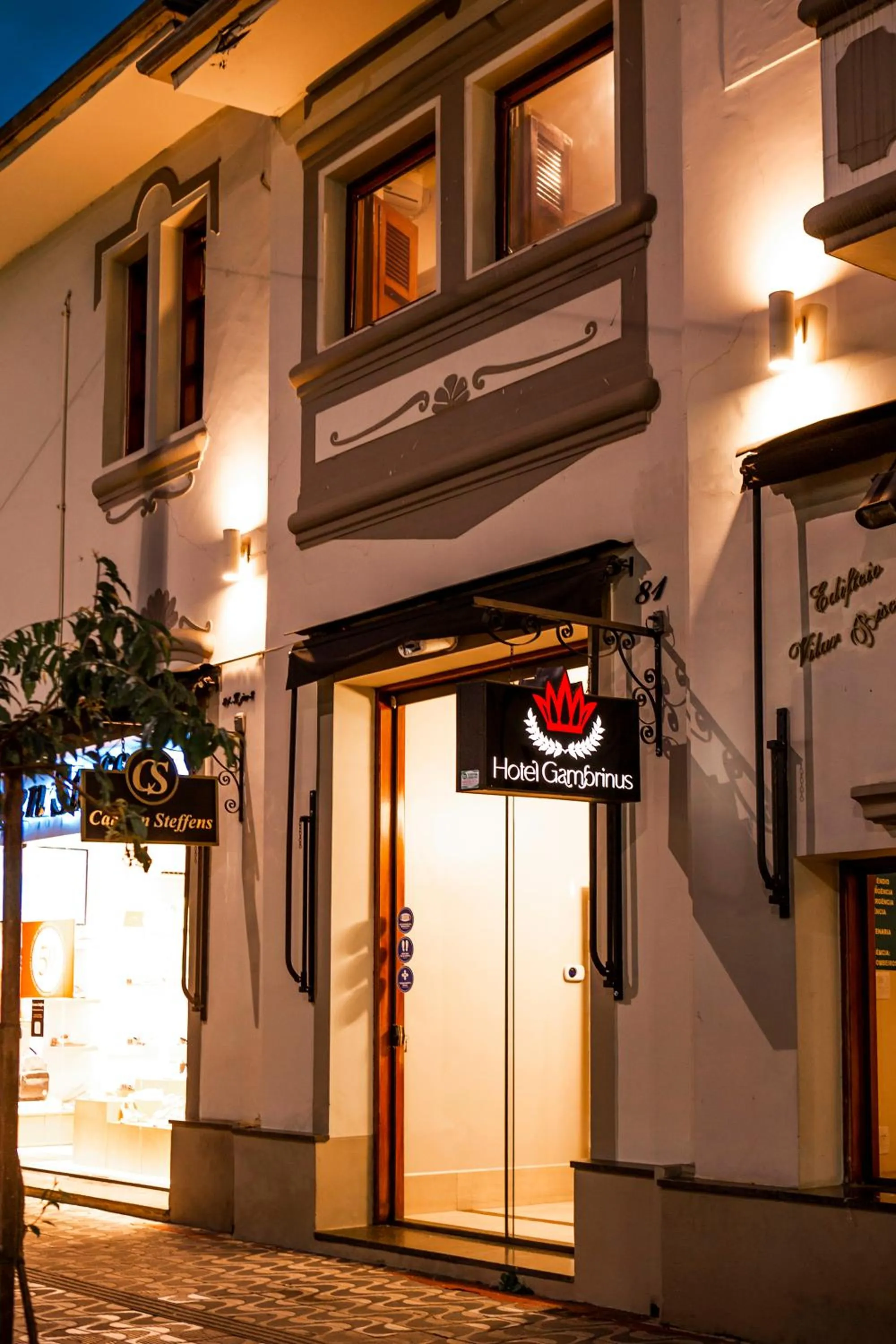 Facade/entrance in Hotel Gambrinus