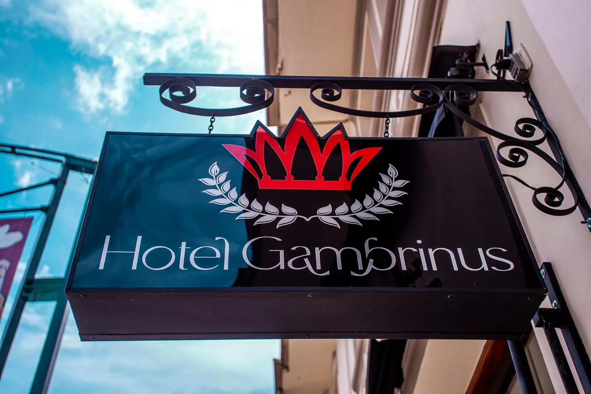 Facade/entrance in Hotel Gambrinus