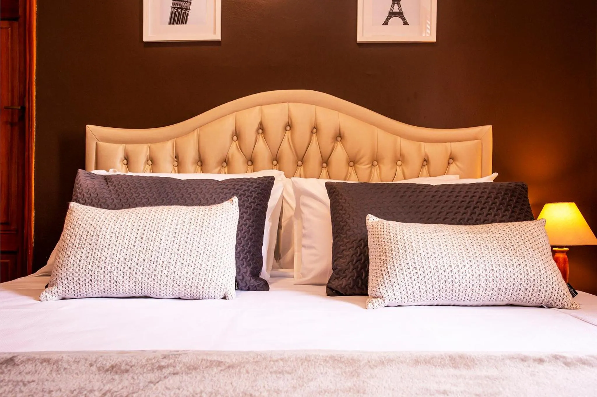 Bed in Hotel Gambrinus