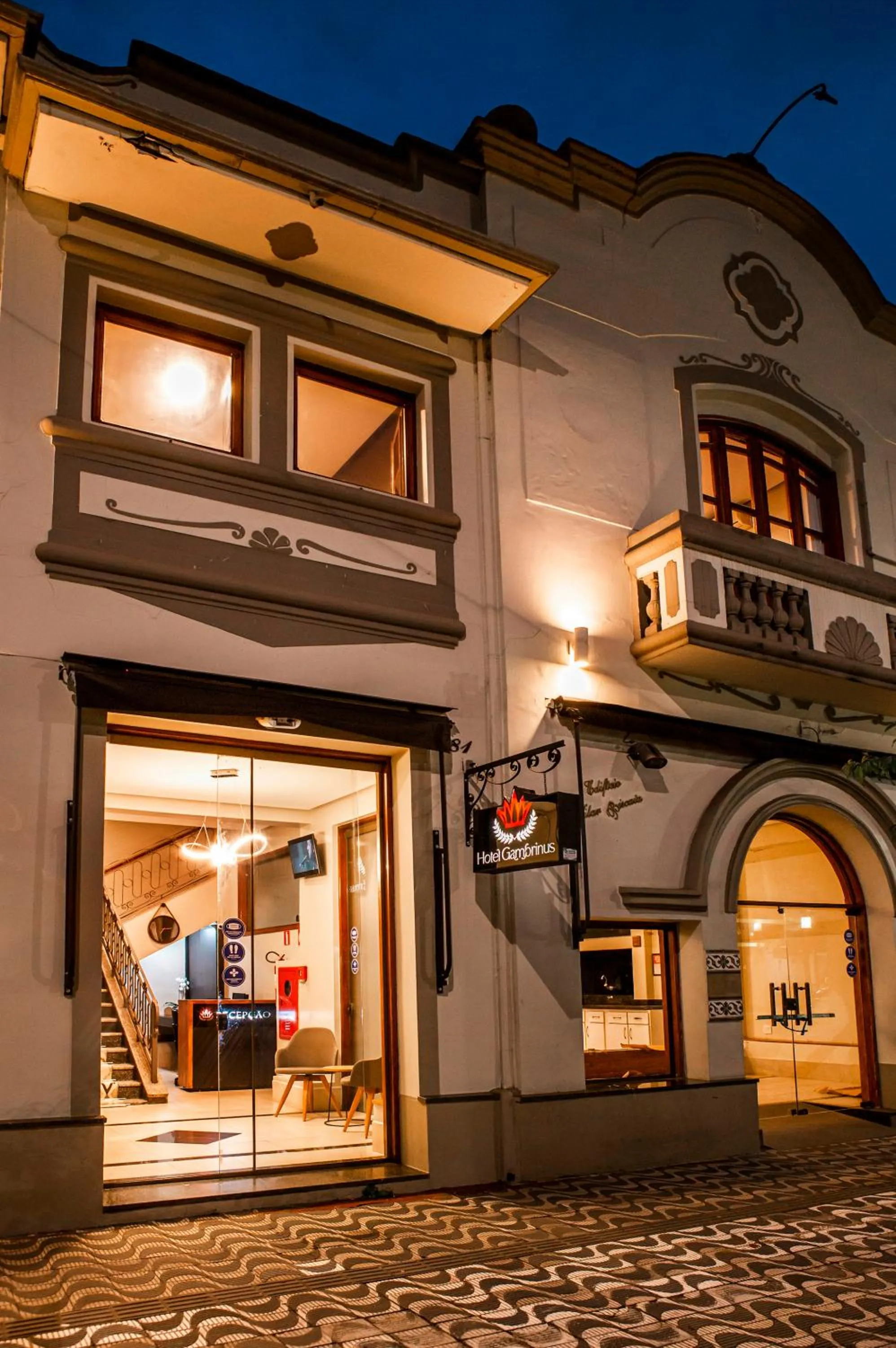 Facade/entrance in Hotel Gambrinus