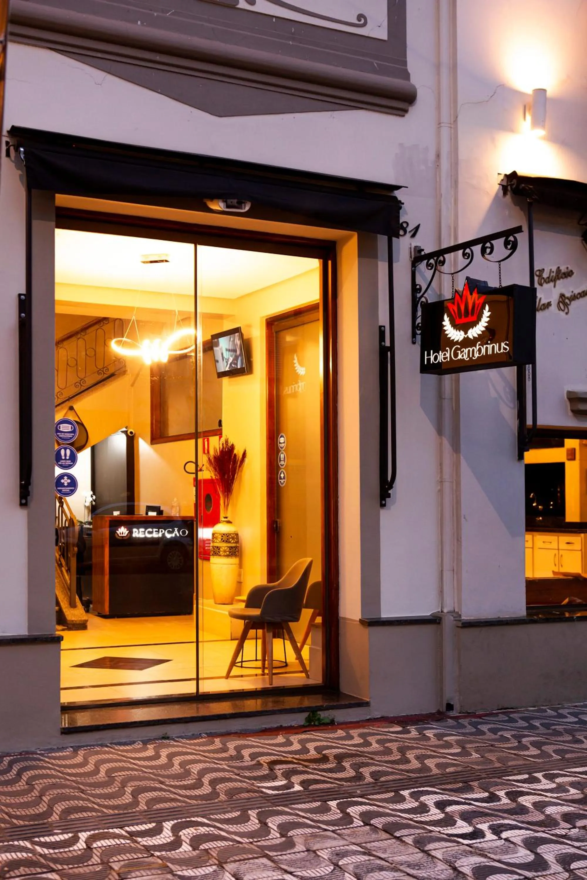 Facade/entrance in Hotel Gambrinus