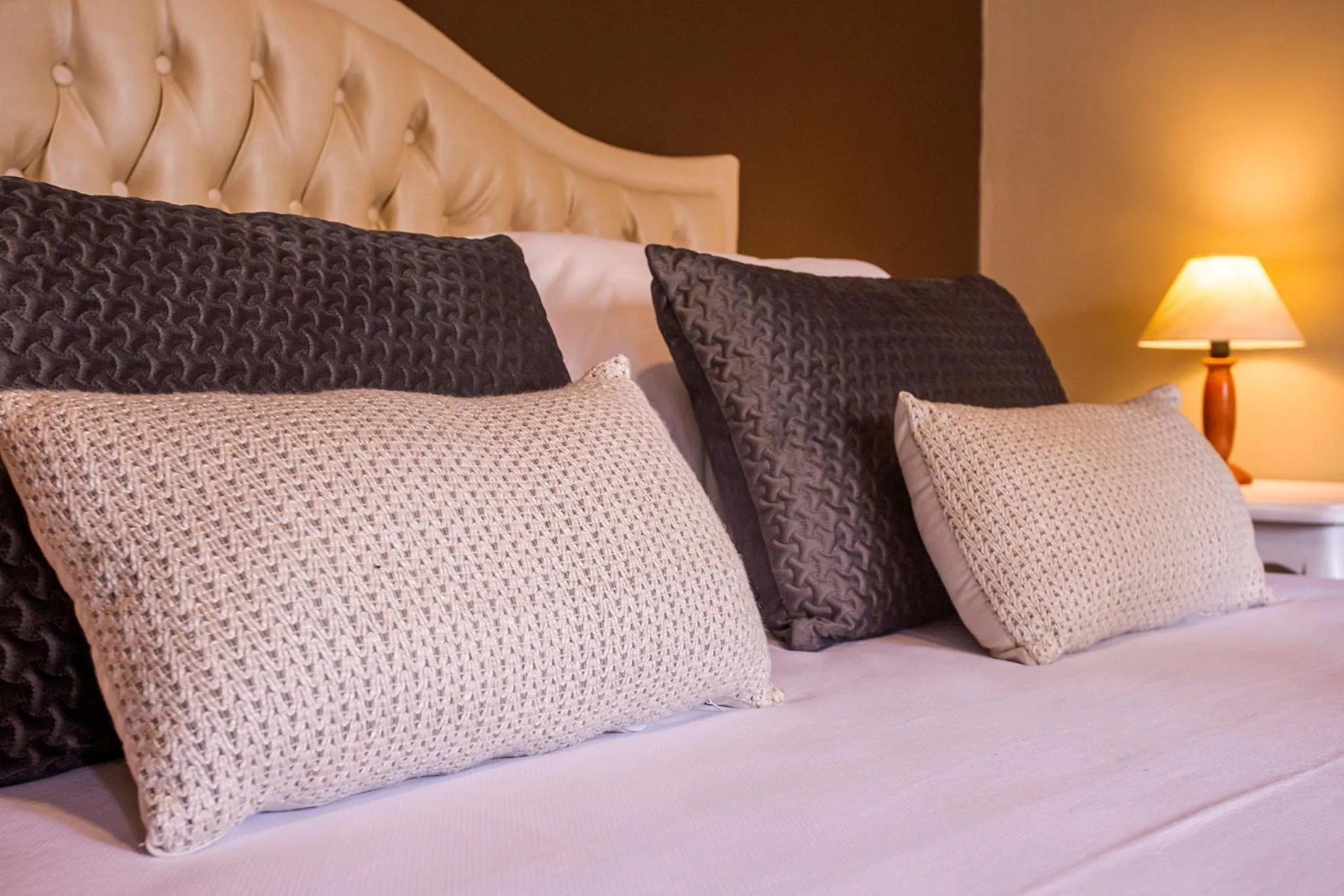 Bed in Hotel Gambrinus