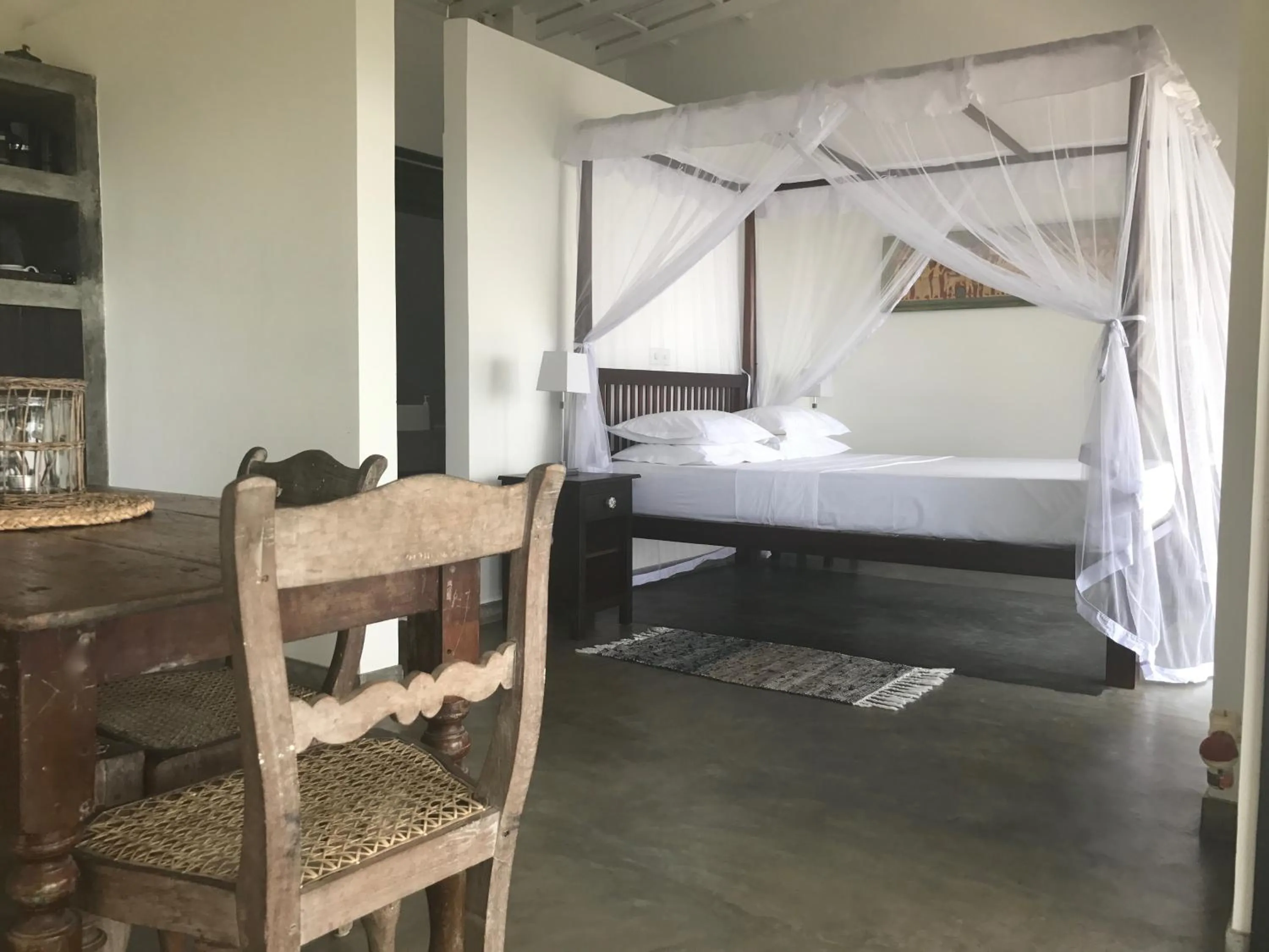 Balcony/Terrace, Bed in Lara's place