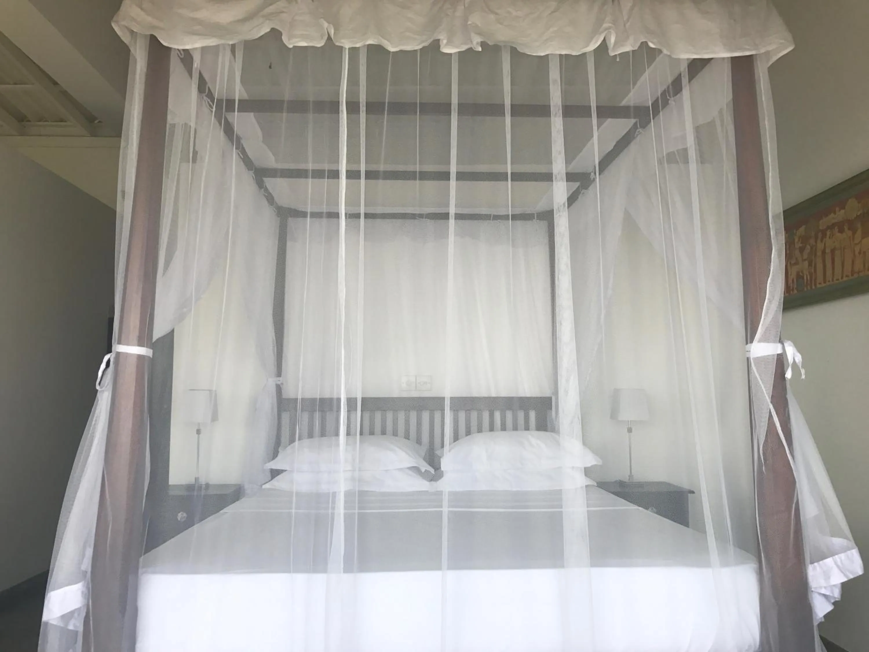 Balcony/Terrace, Bed in Lara's place