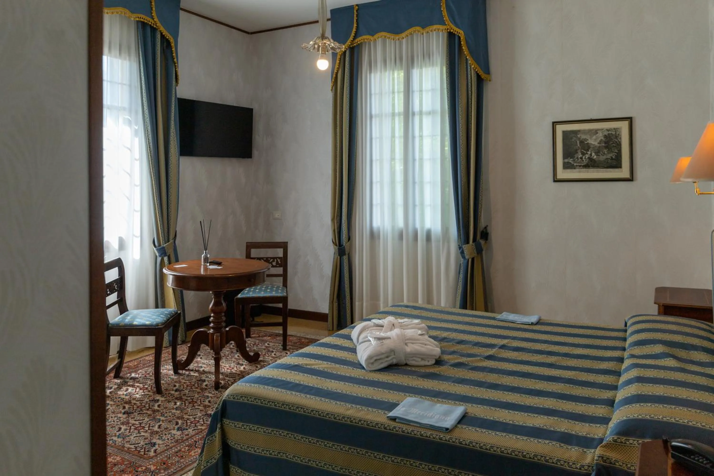Bedroom, Bed in Hotel La Meridiana