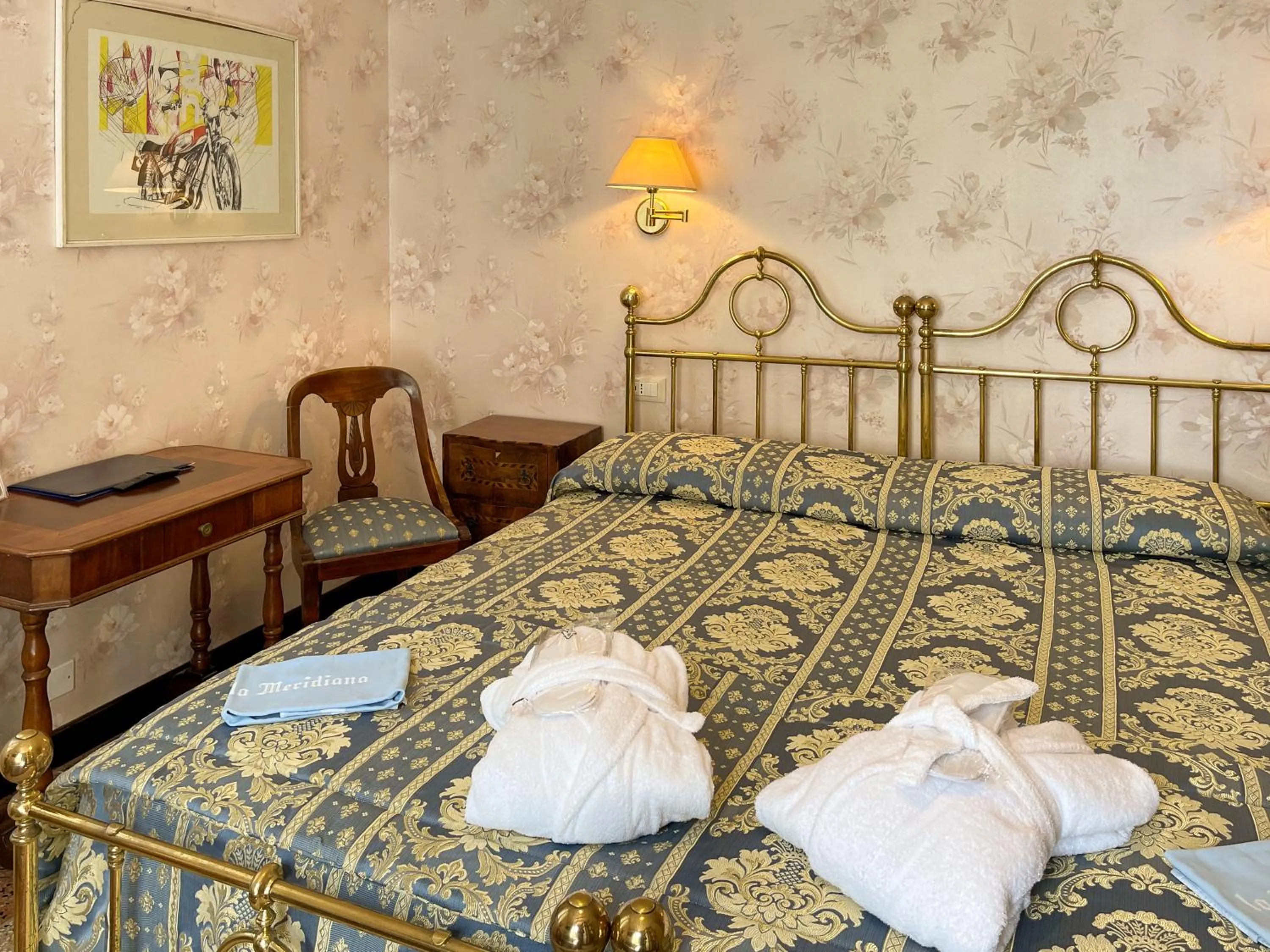 Bedroom, Bed in Hotel La Meridiana