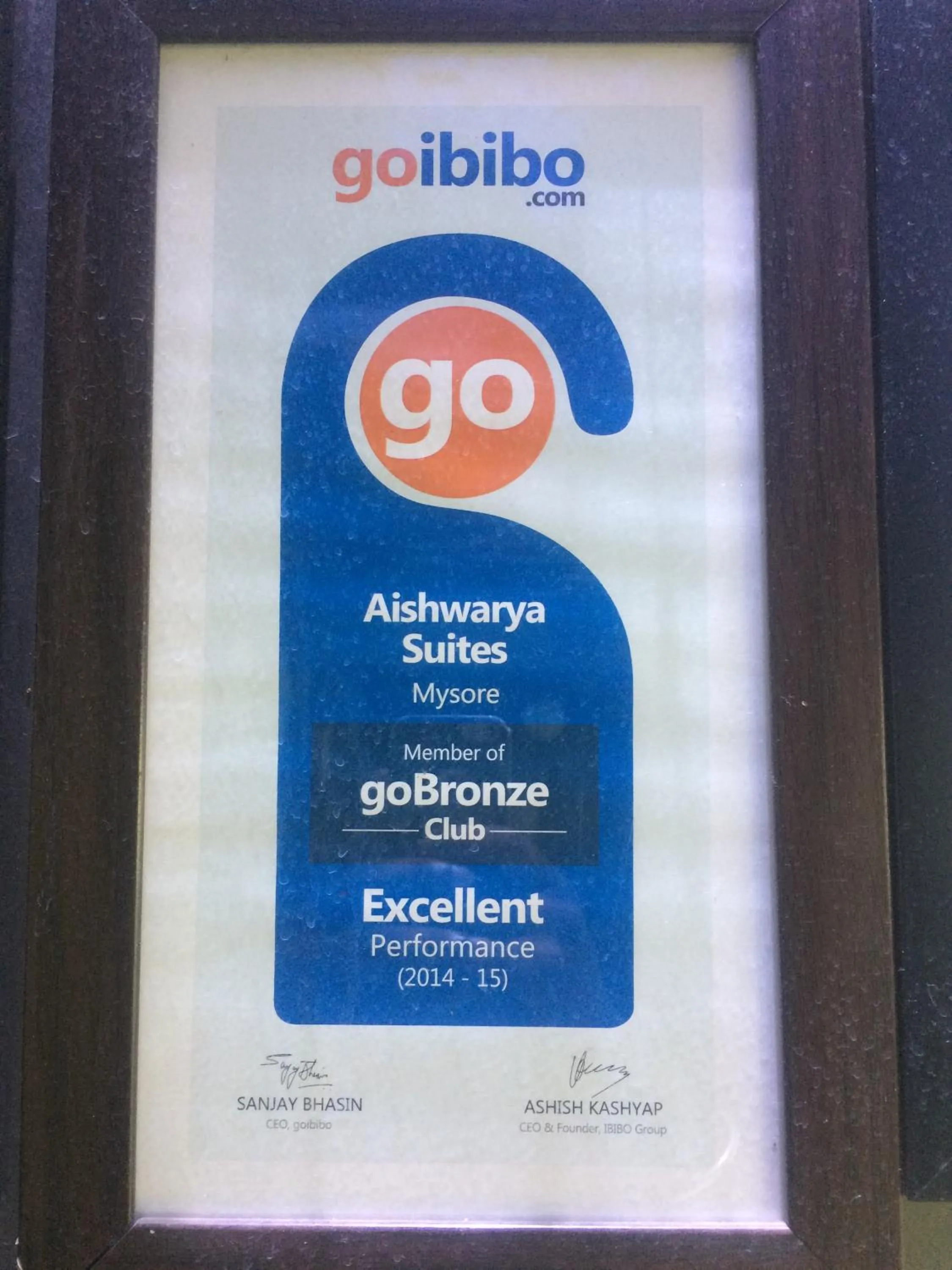 Logo/Certificate/Sign in Aishwarya Suites