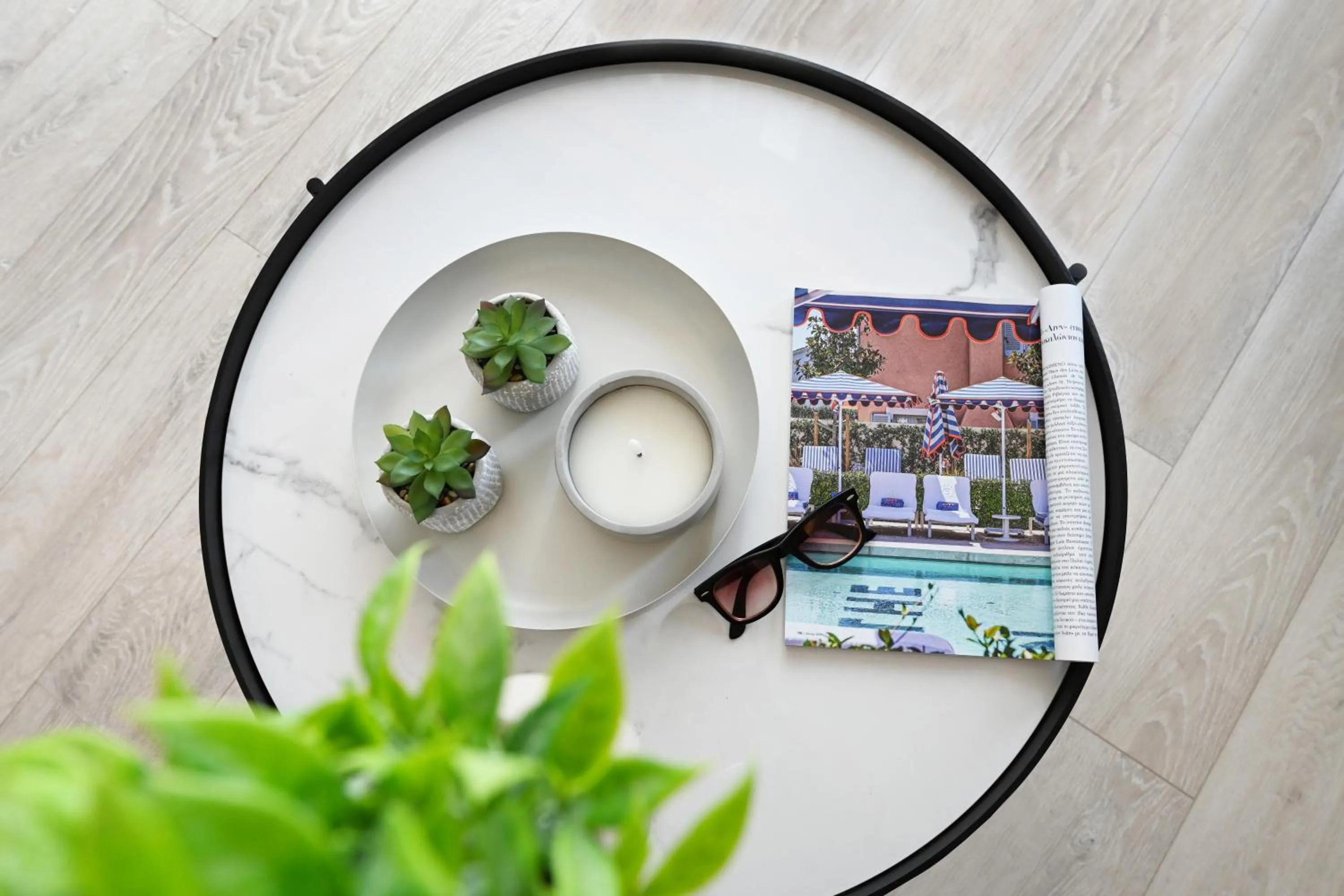 Seating area in ICON Urban Living