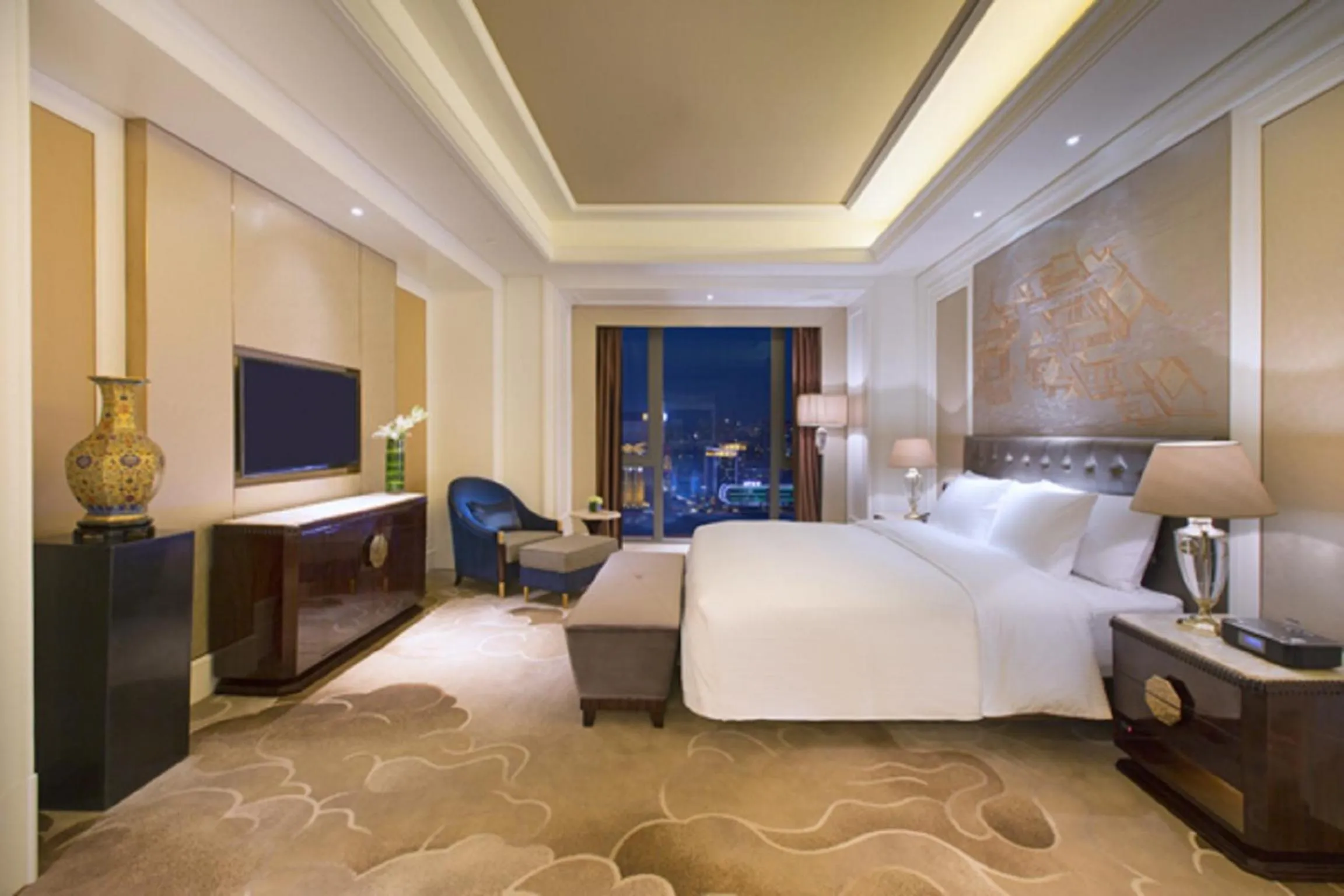 Bedroom, Bed in Wanda Vista Shenyang