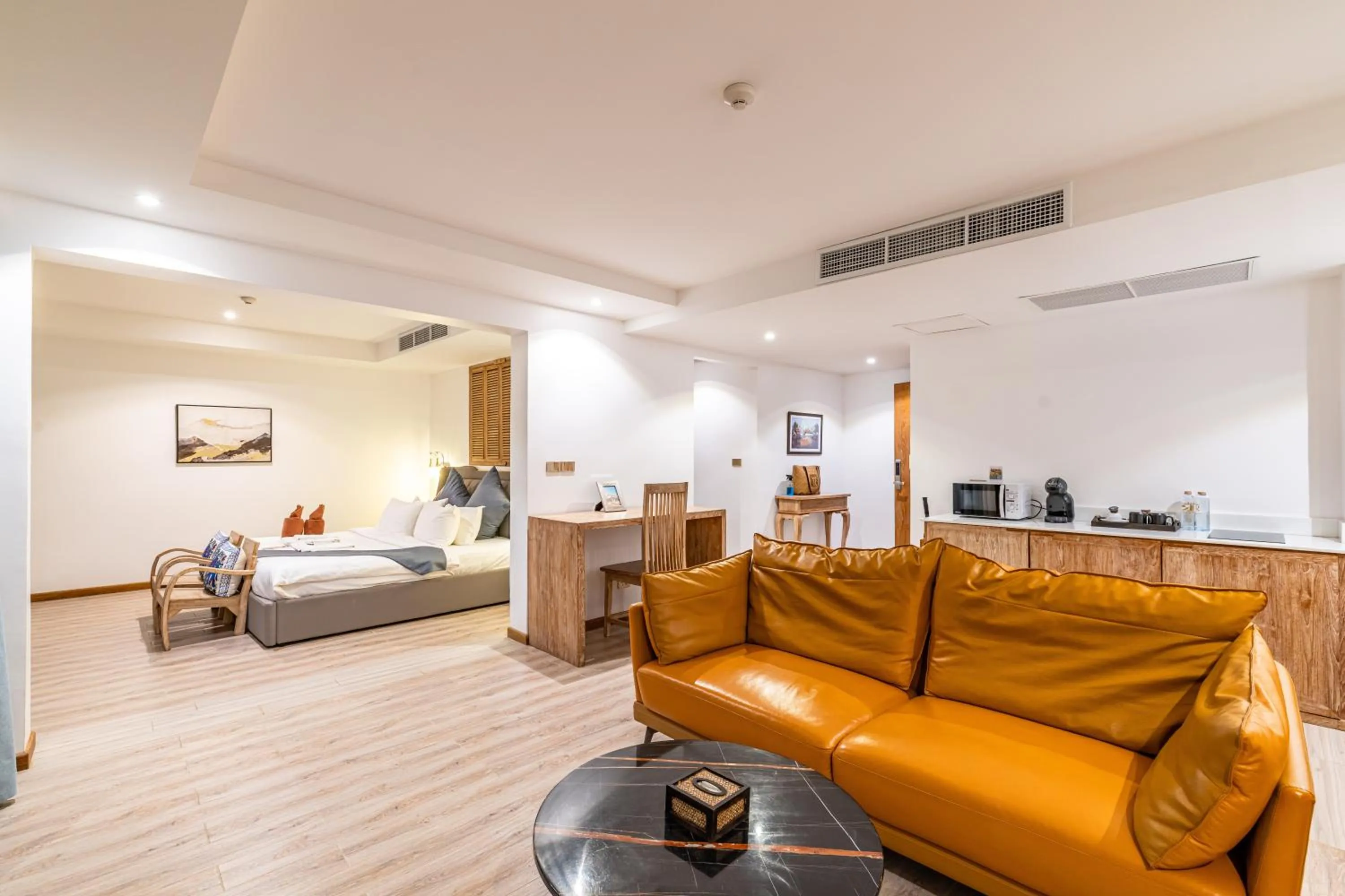 Bed in Royal Yao Yai Island Beach Resort