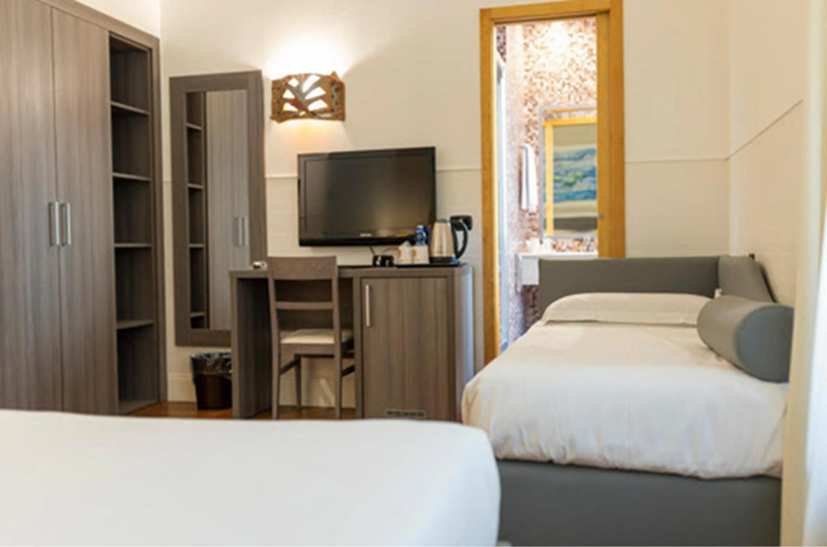 Bed in Hotel Aphrodite