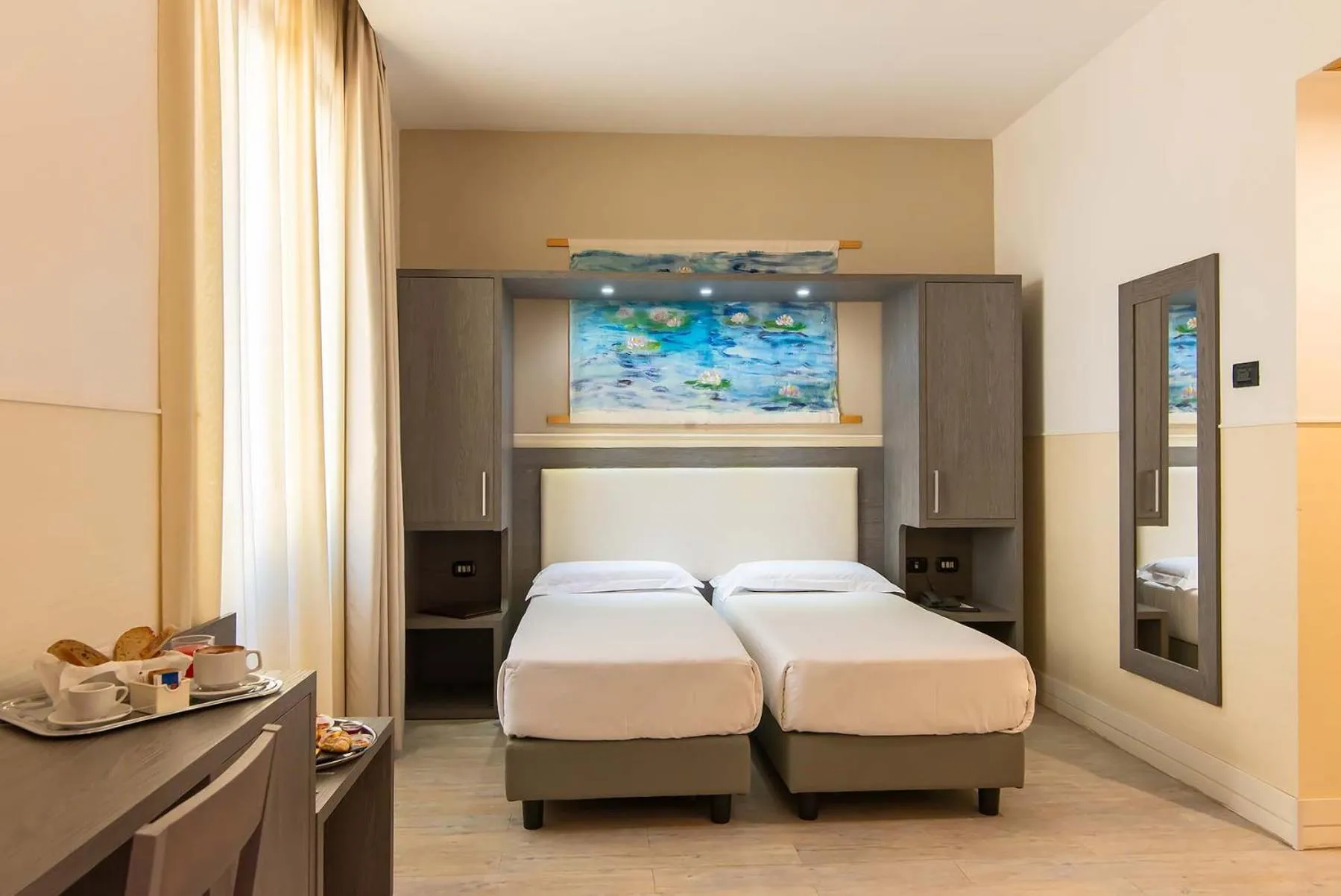 Bed in Hotel Aphrodite