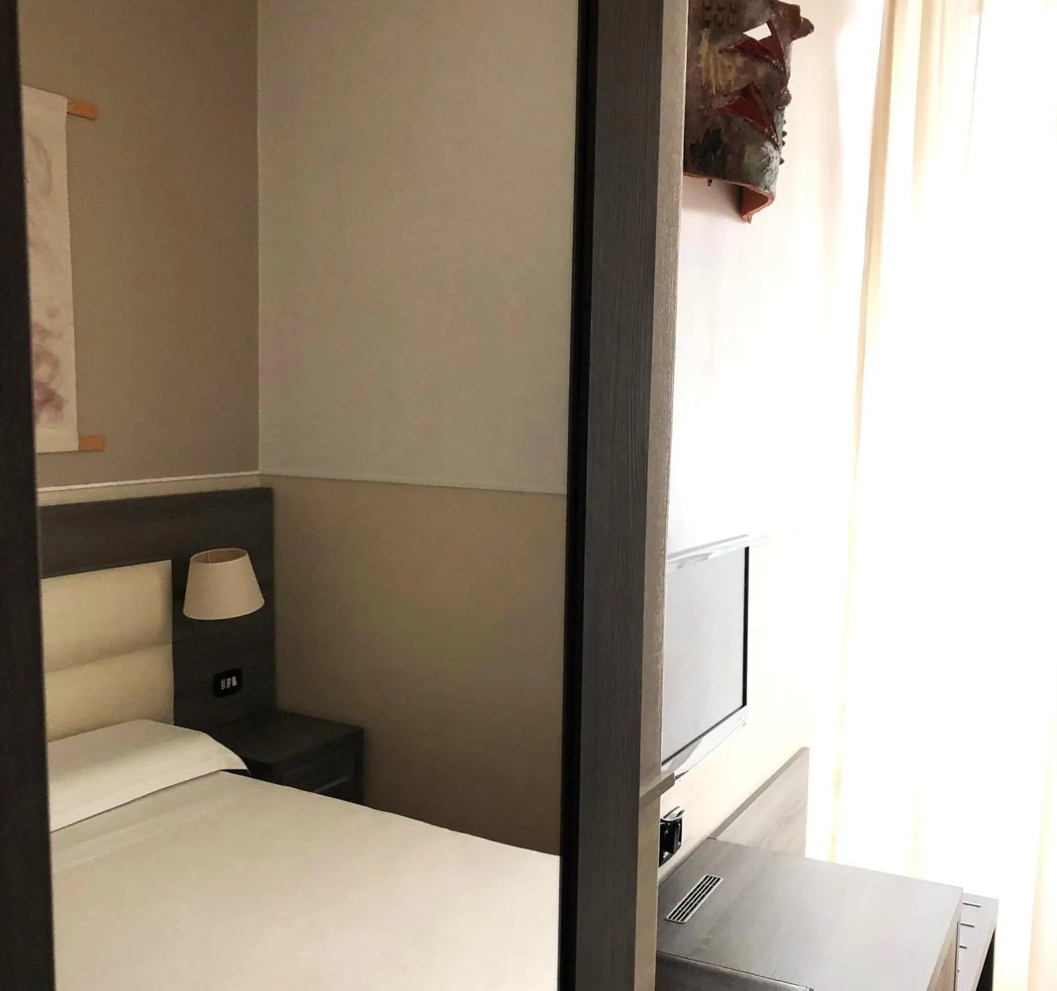 Bed in Hotel Aphrodite