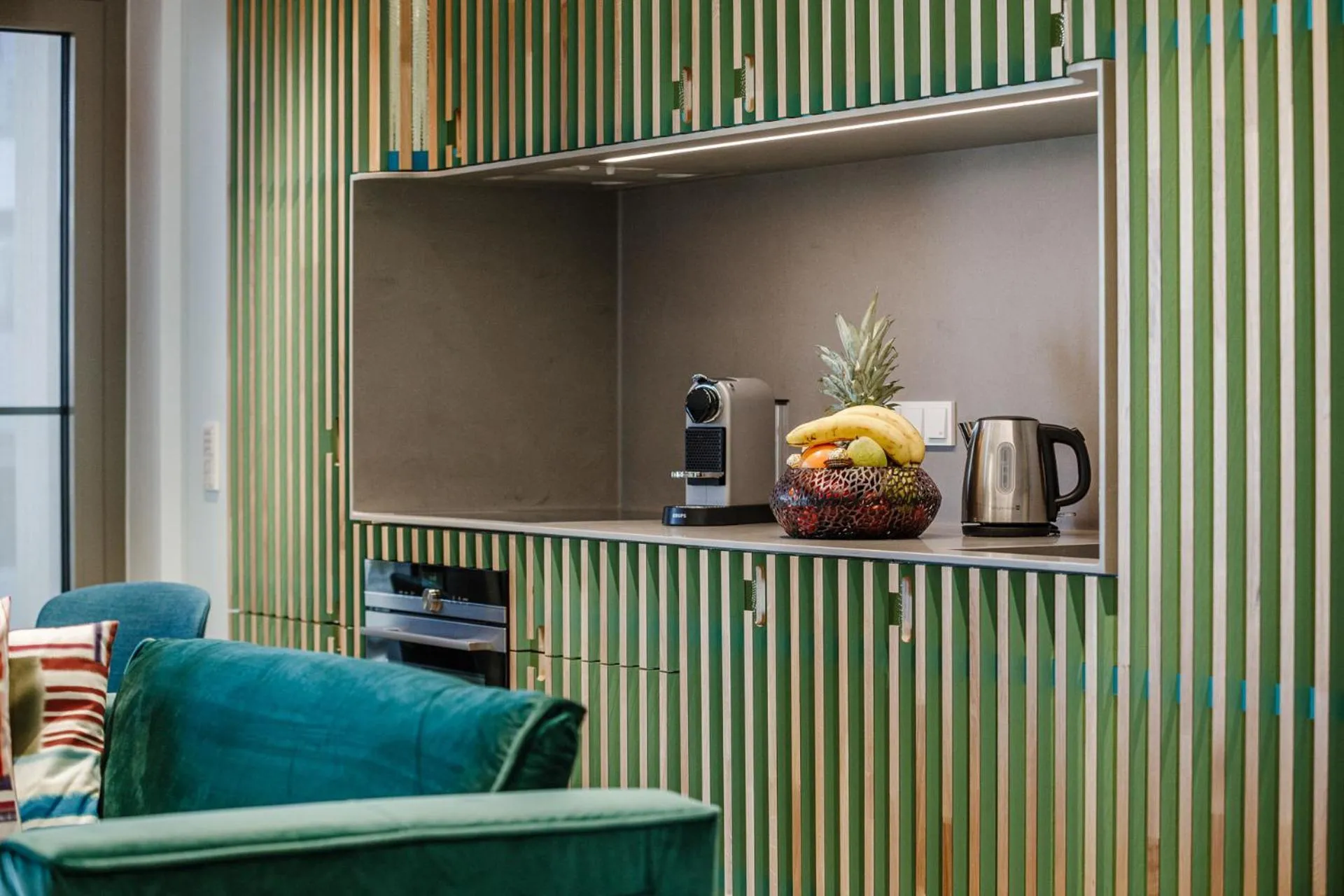 Kitchen or kitchenette in Brucklyn Suites