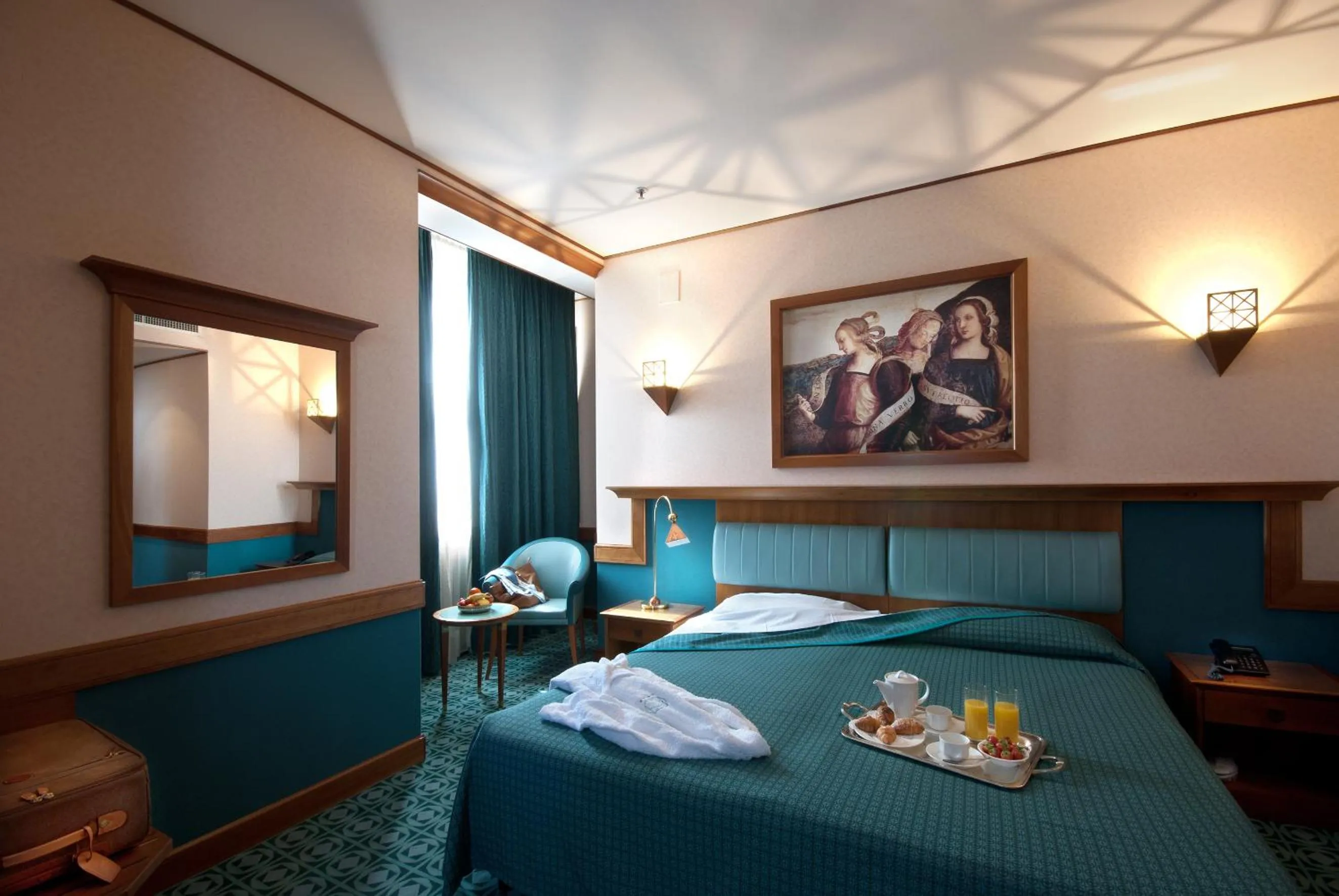 Bedroom, Bed in Sangallo Palace