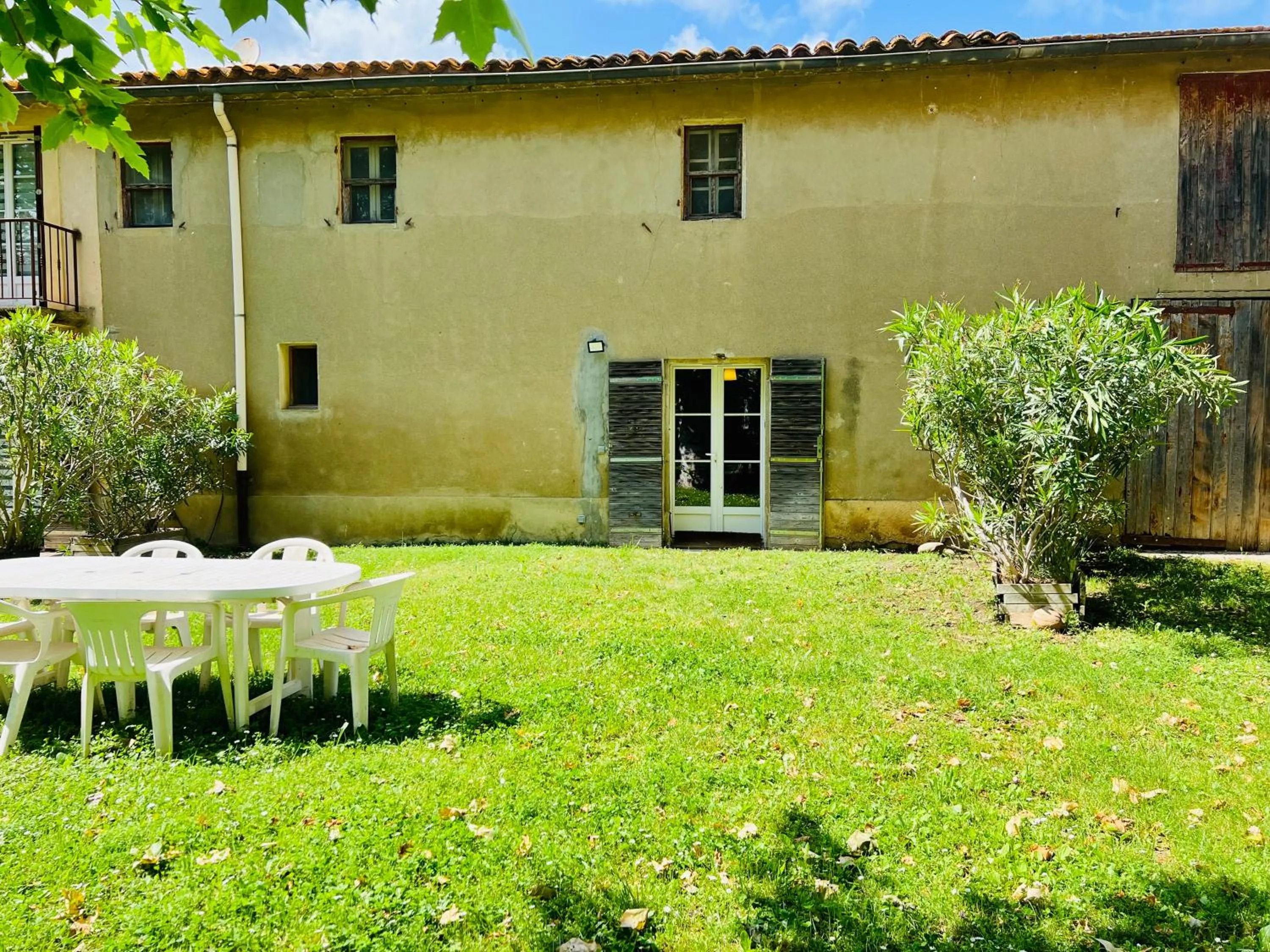 Garden in Le Moun Mazet gîte rural 3 étoiles, CLIM, Nature, 6 personnes