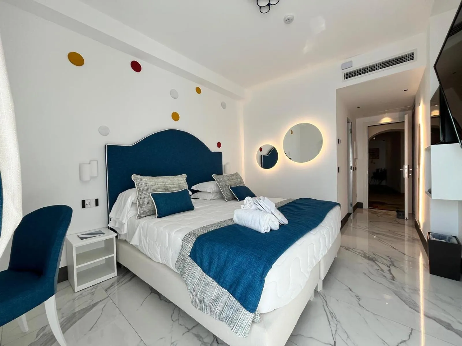 Bed in Positano Art Hotel Pasitea