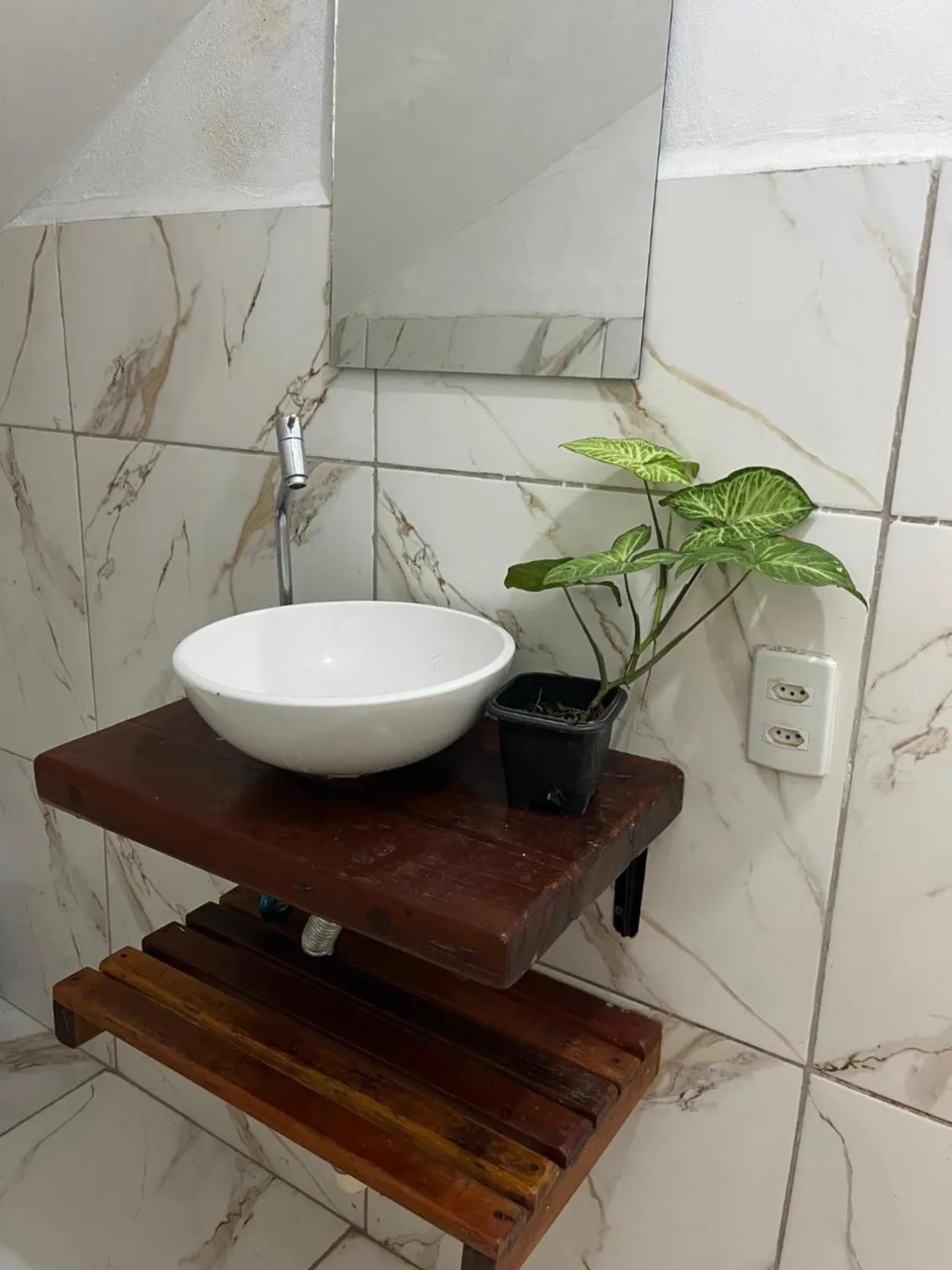 Bathroom in Pousada Canto das Cachoeiras