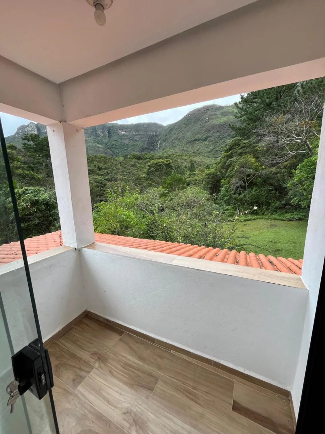 Balcony/Terrace in Pousada Canto das Cachoeiras