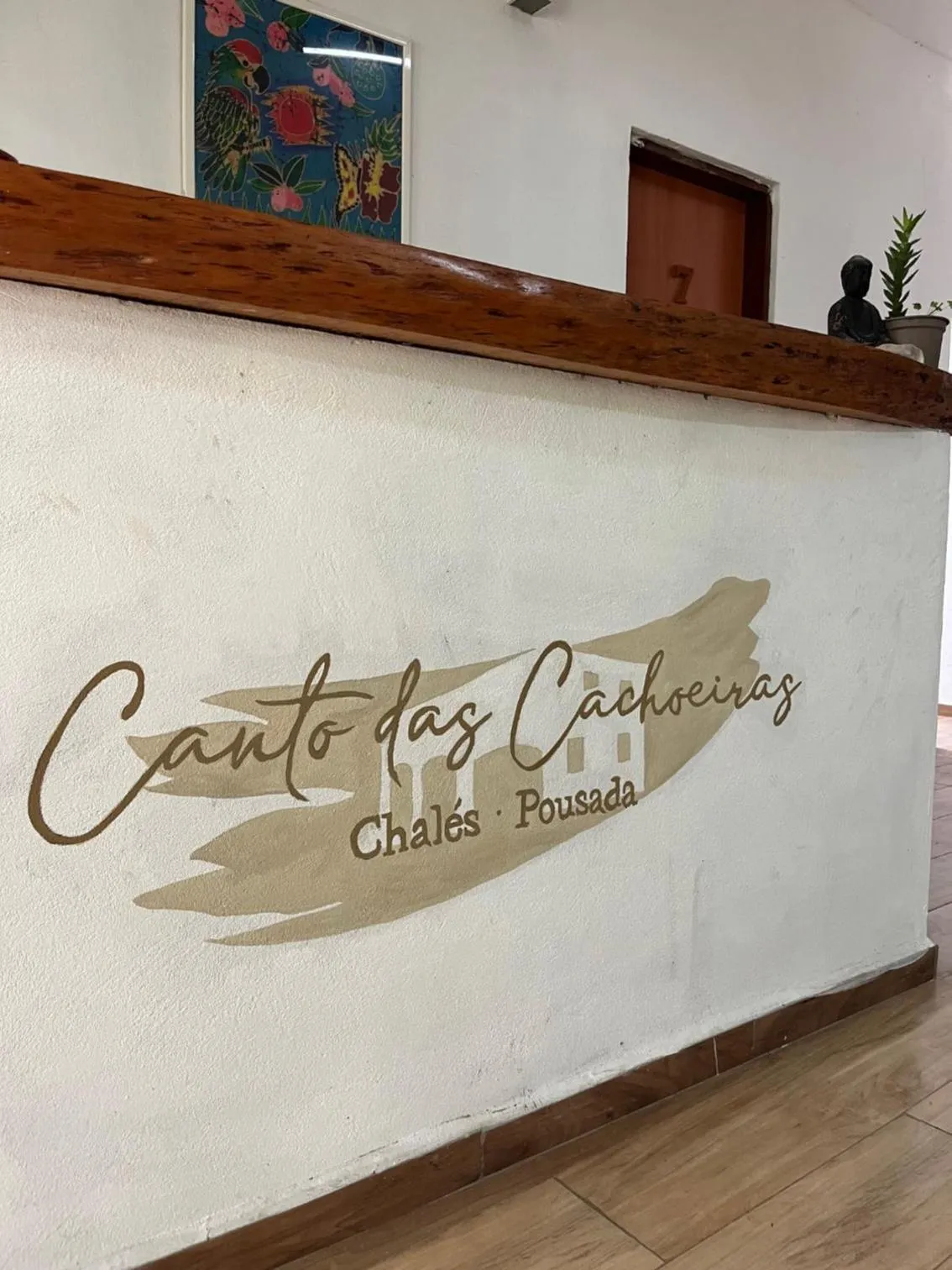 Lobby or reception in Pousada Canto das Cachoeiras