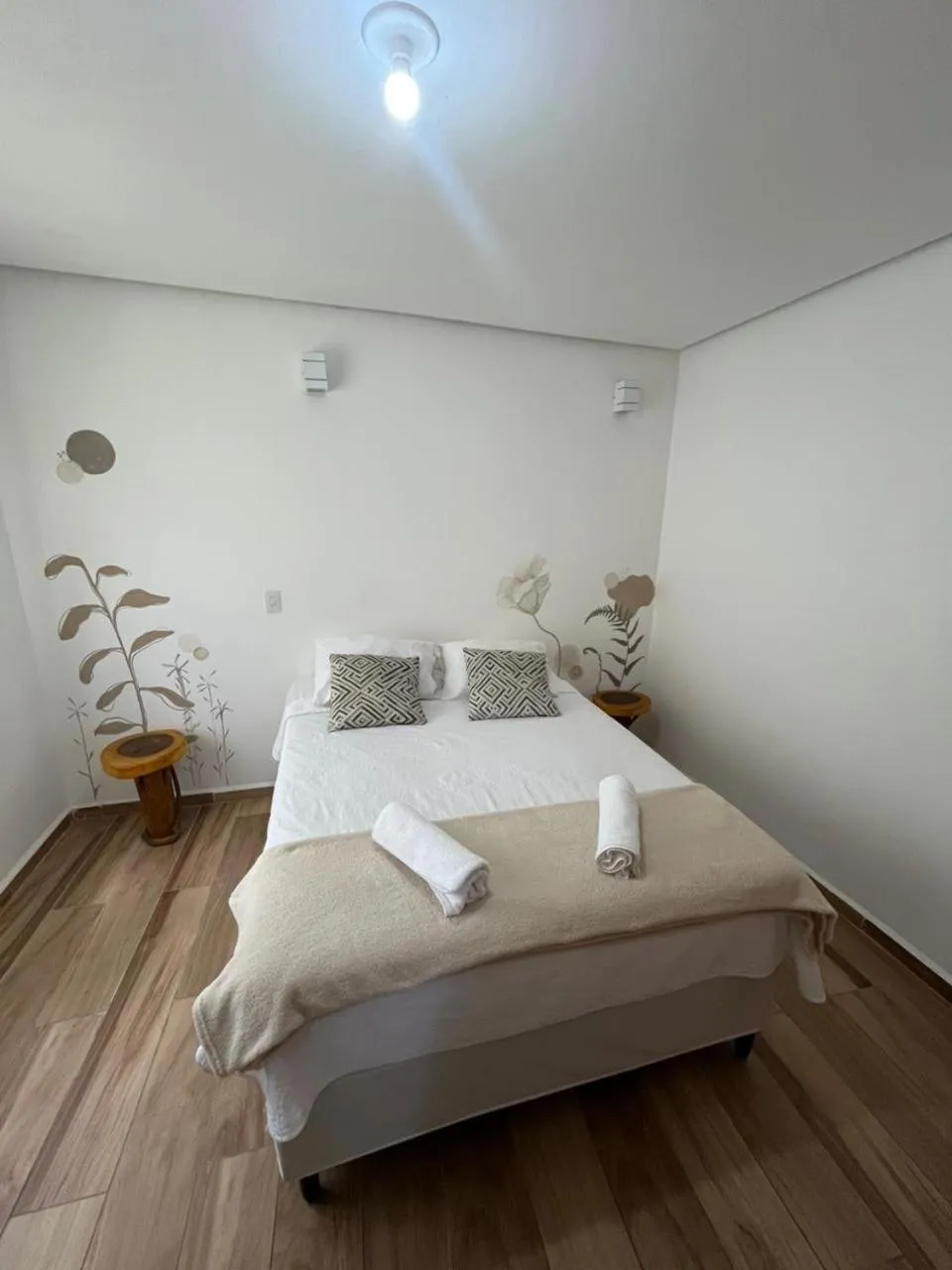 Bedroom, Bed in Pousada Canto das Cachoeiras