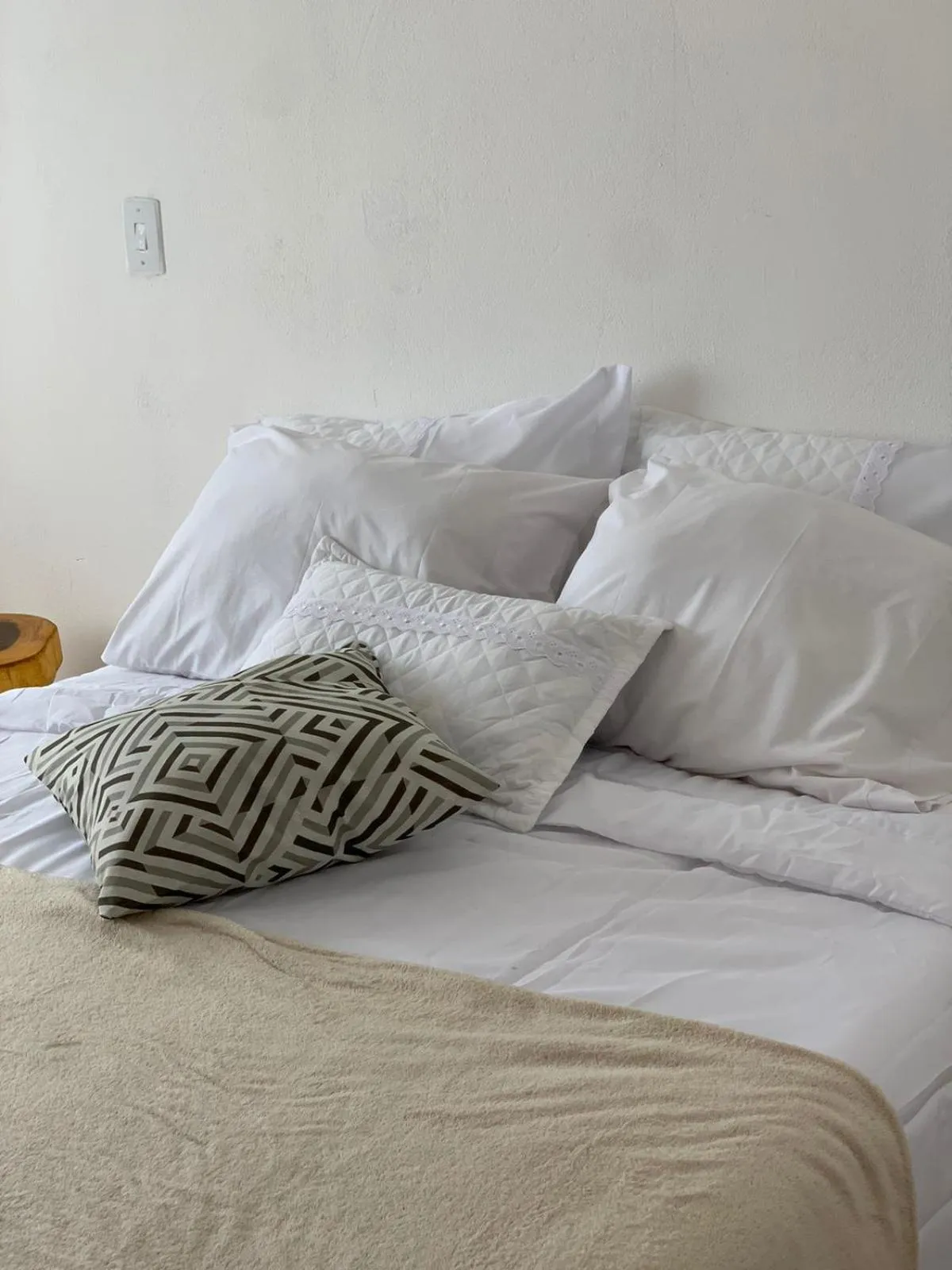 Bed in Pousada Canto das Cachoeiras