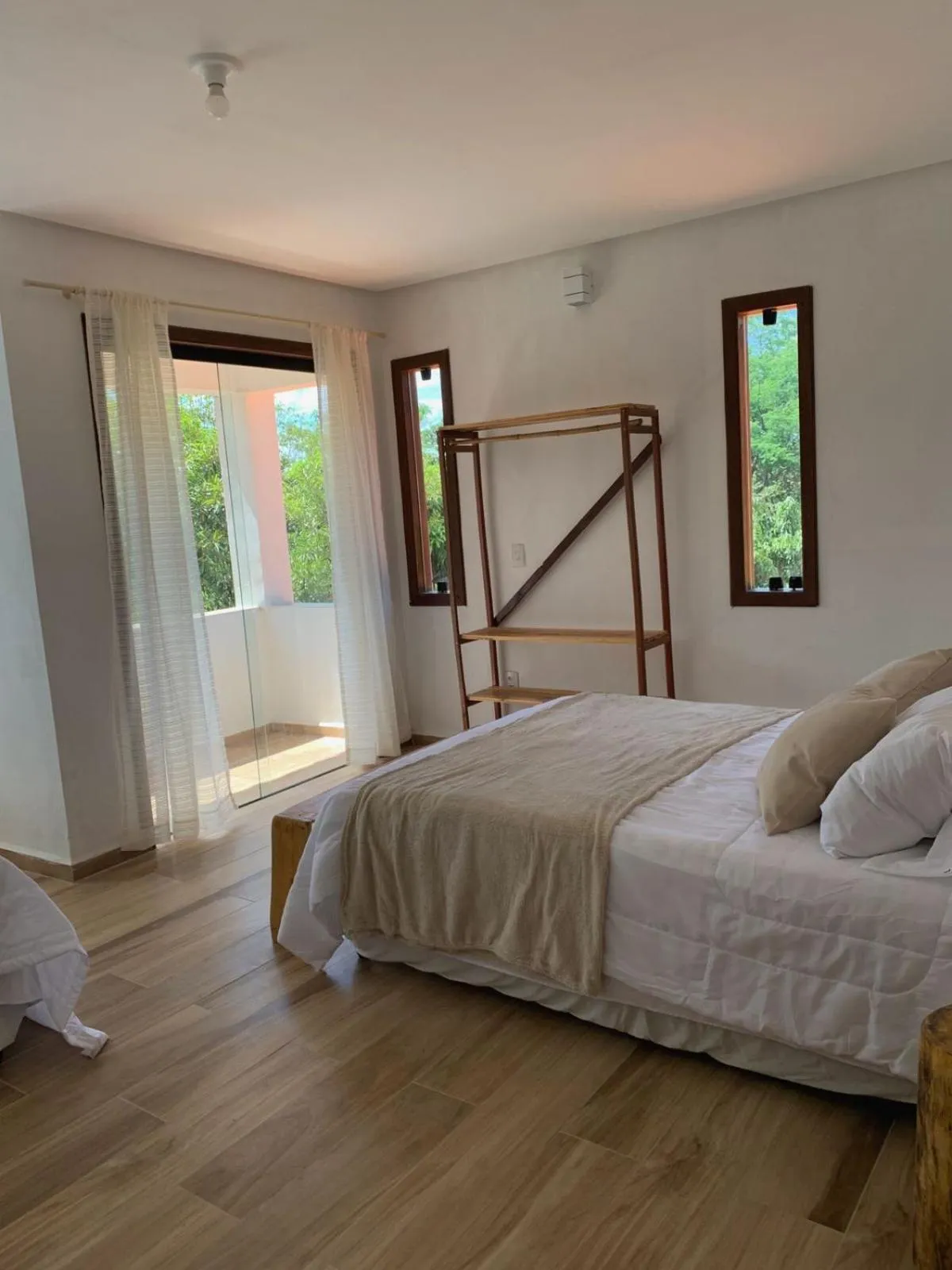 Bed in Pousada Canto das Cachoeiras