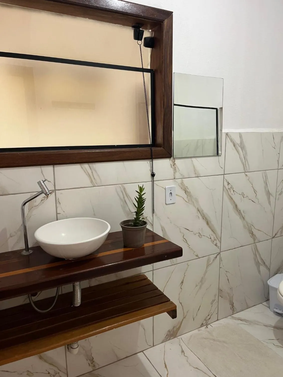 Bathroom in Pousada Canto das Cachoeiras