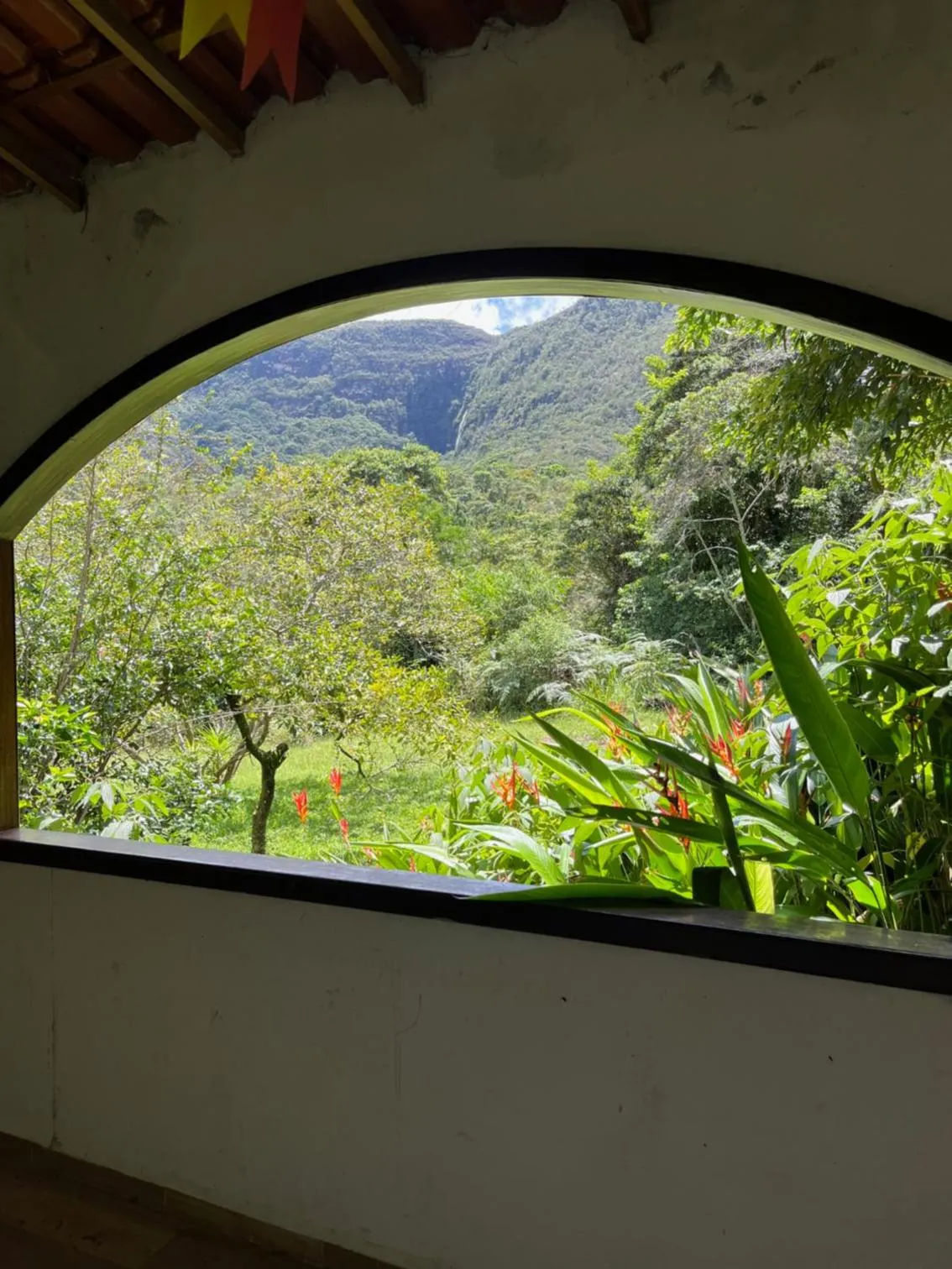 Garden view in Pousada Canto das Cachoeiras