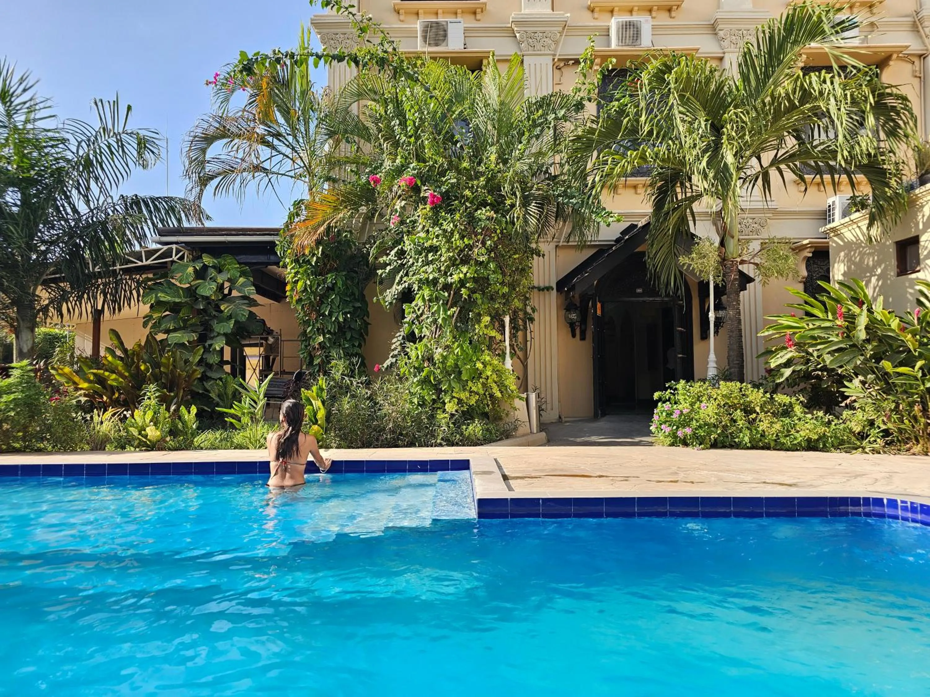 Swimming pool in Golden Tulip Stone Town Boutique