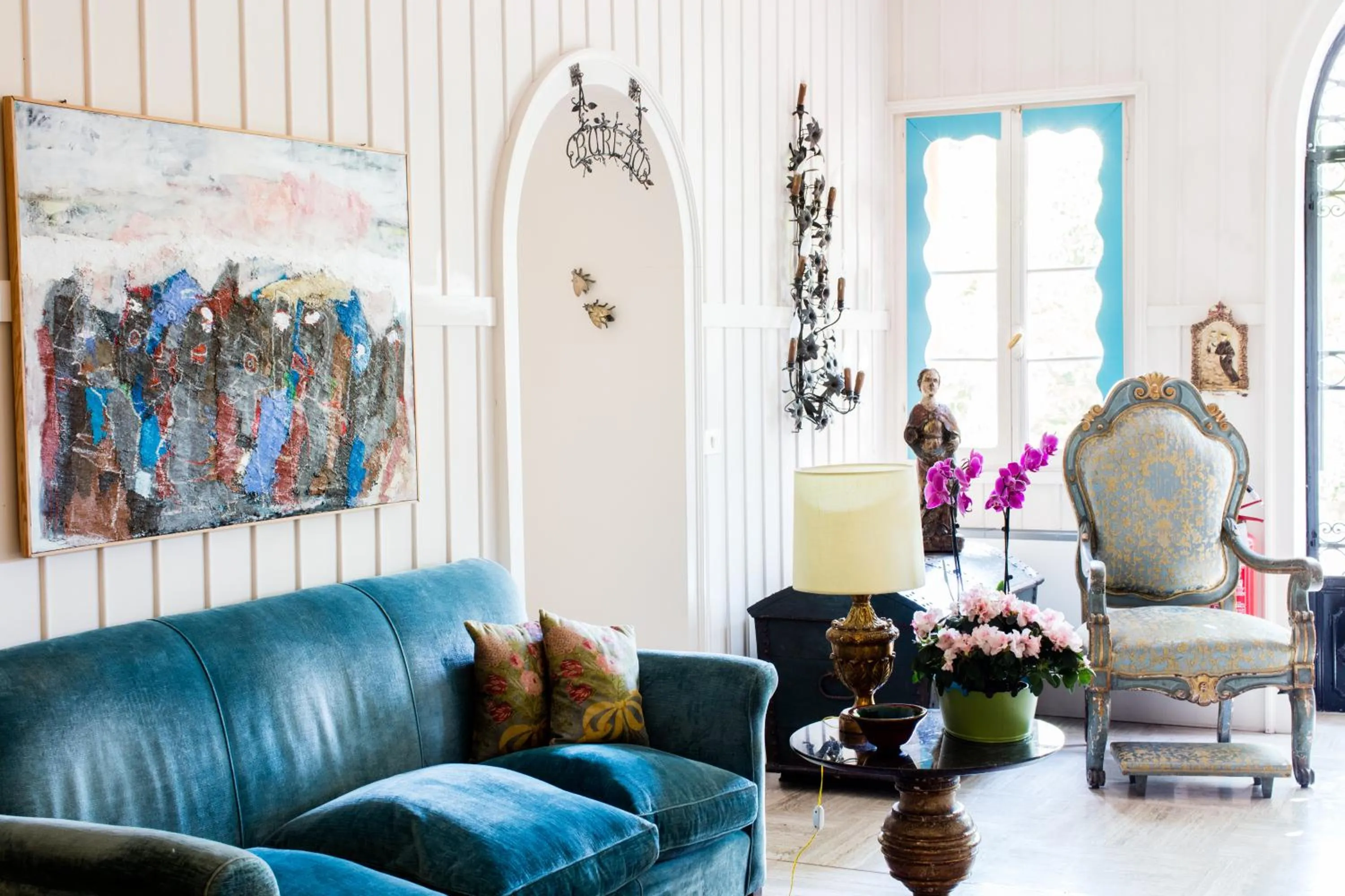 Lobby or reception in Residenza d'Epoca Albergo Quattro Fontane