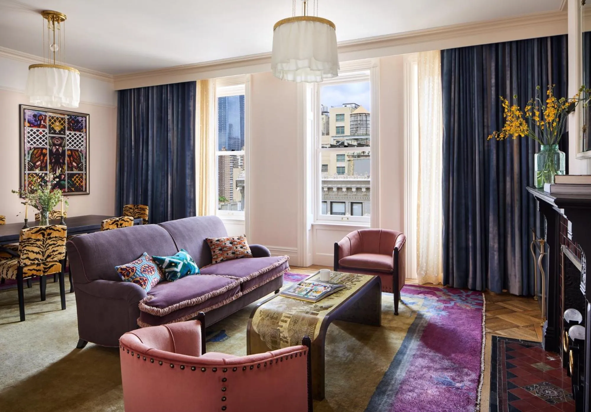 Living room in The Hotel Chelsea