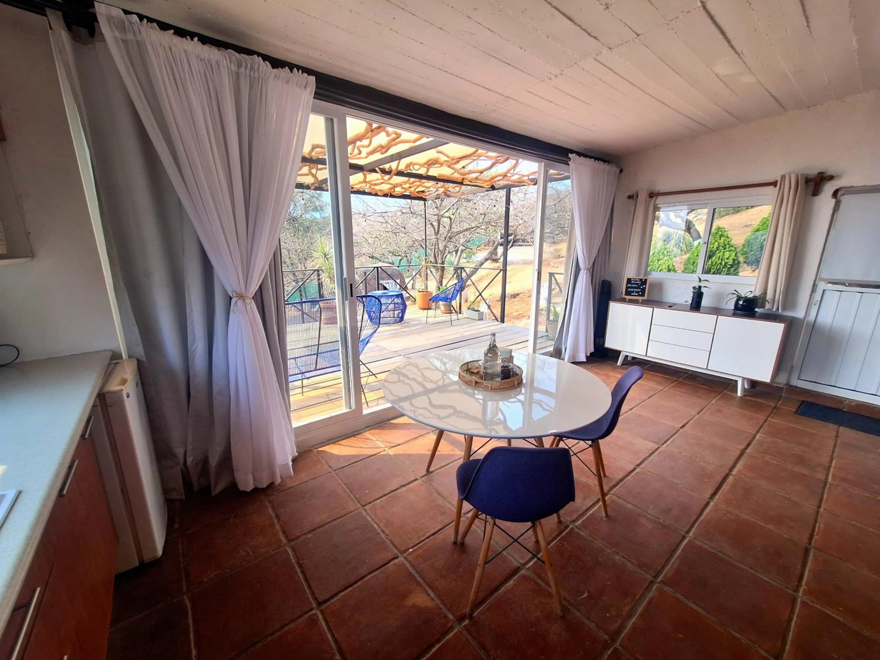 Dining area in Amara Tepoztlán