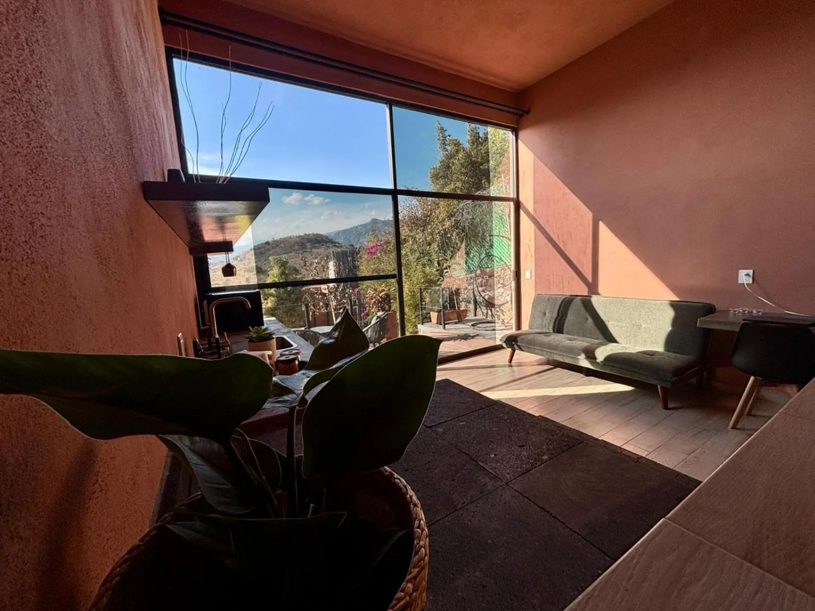 Seating area in Amara Tepoztlán