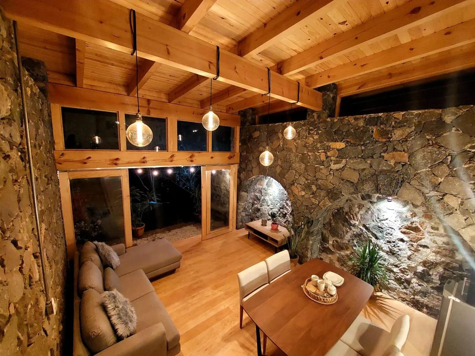 Living room in Amara Tepoztlán