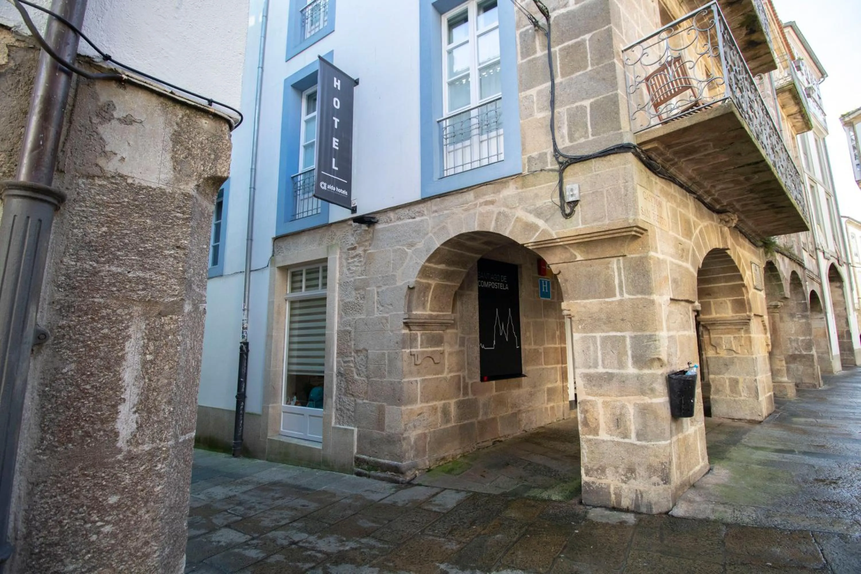 Facade/entrance in Hotel Alda San Bieito