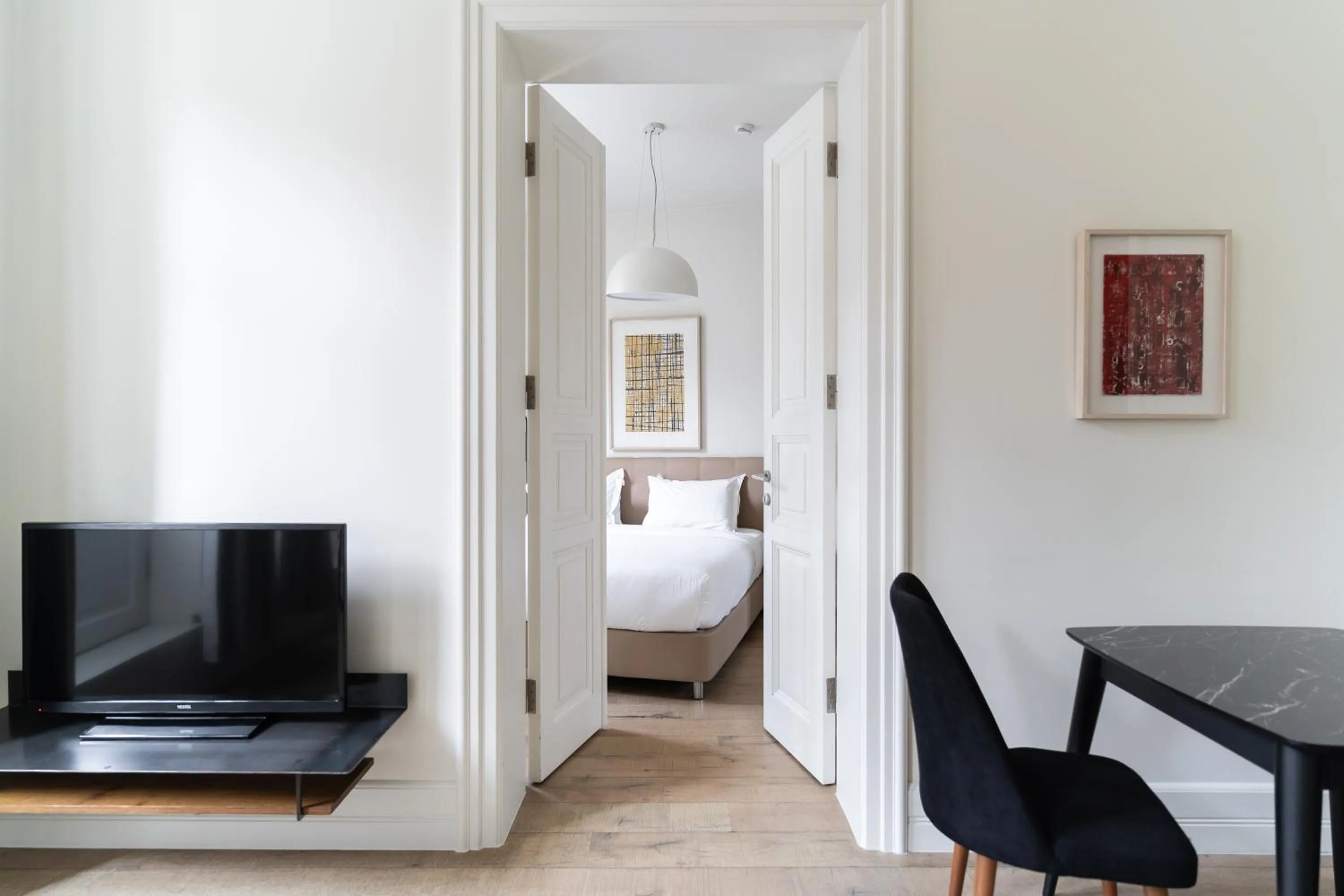 Living room, Bed in Casa Di Bava Suites by TCH