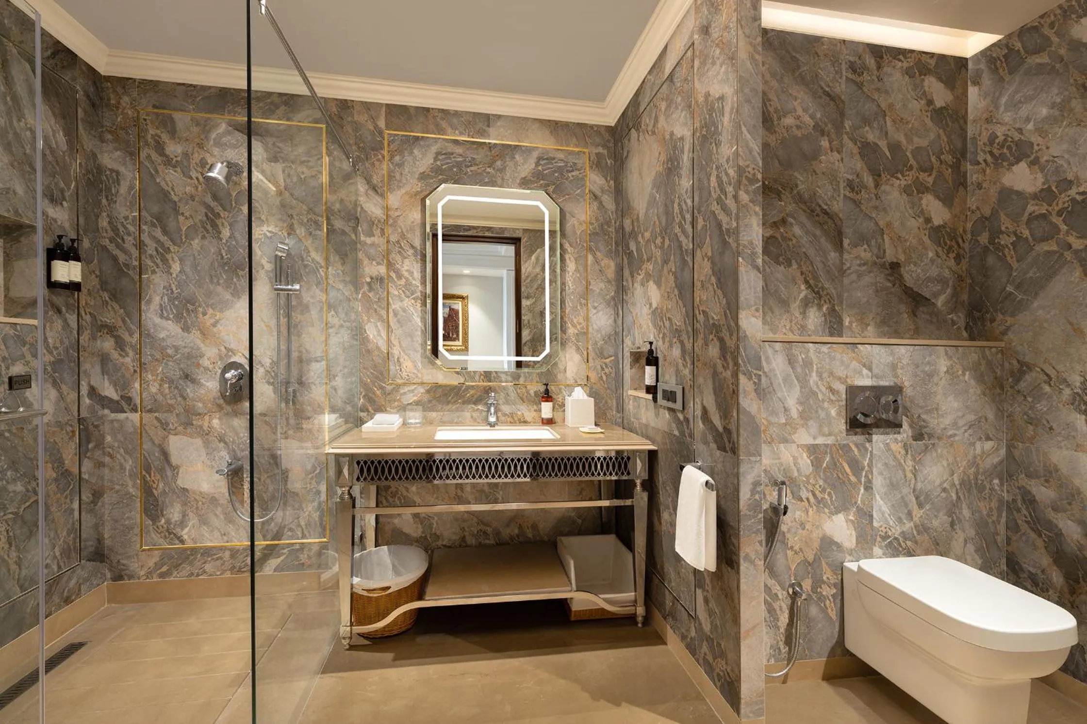 Bathroom in Hotel Hillock Ahmedabad