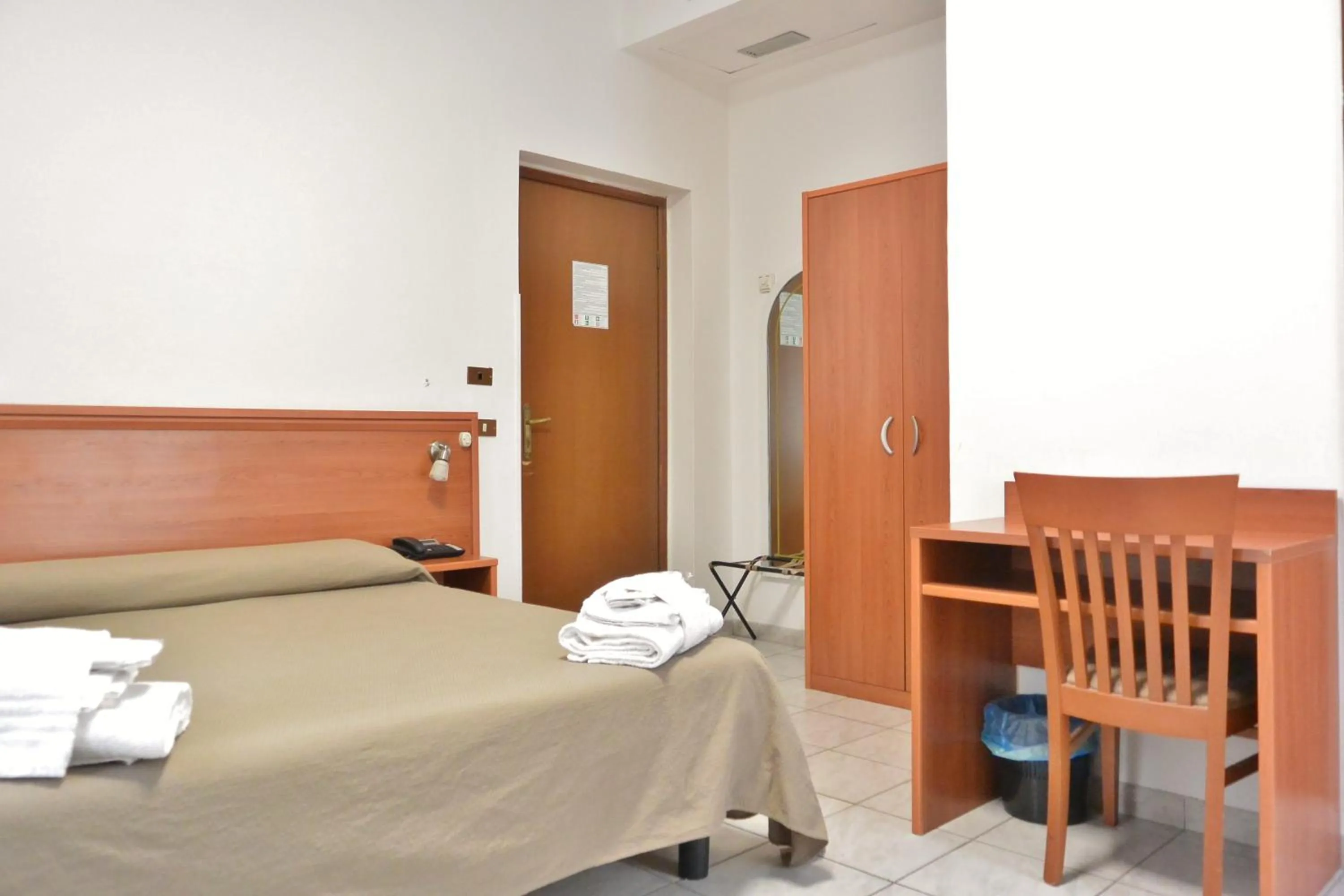 Bed in Hotel Trentina