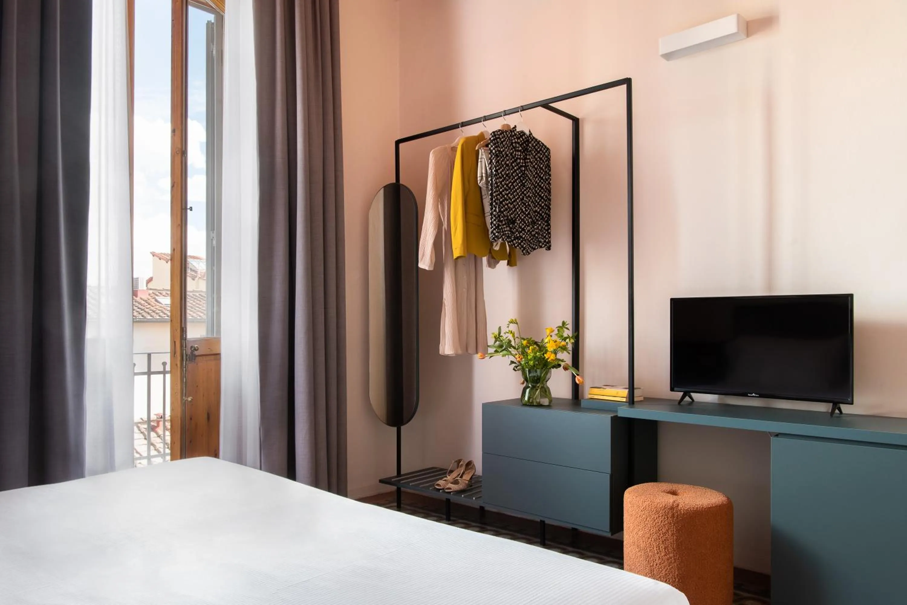 TV and multimedia, Bed in Hotel Fiorita