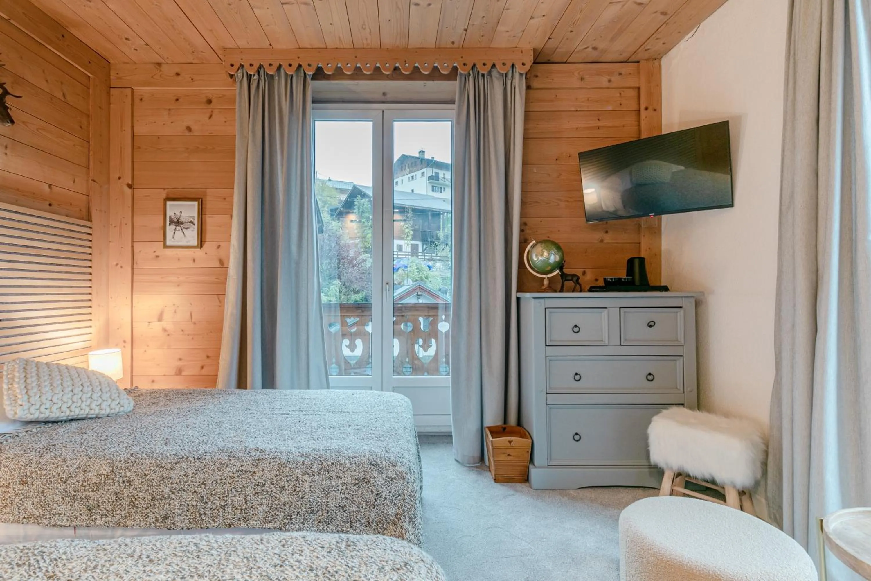 Bed in Le Chalet d'Antoine - Centre de Megève