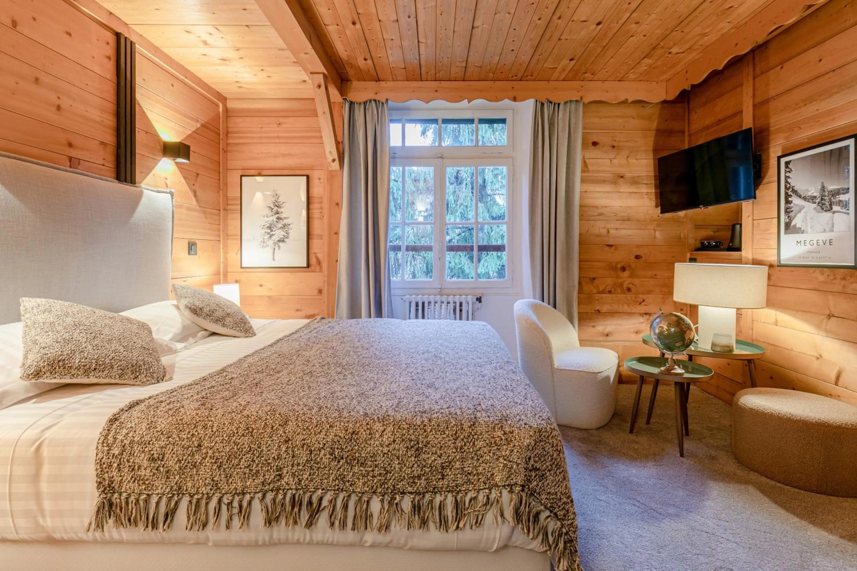 Bed in Le Chalet d'Antoine - Centre de Megève