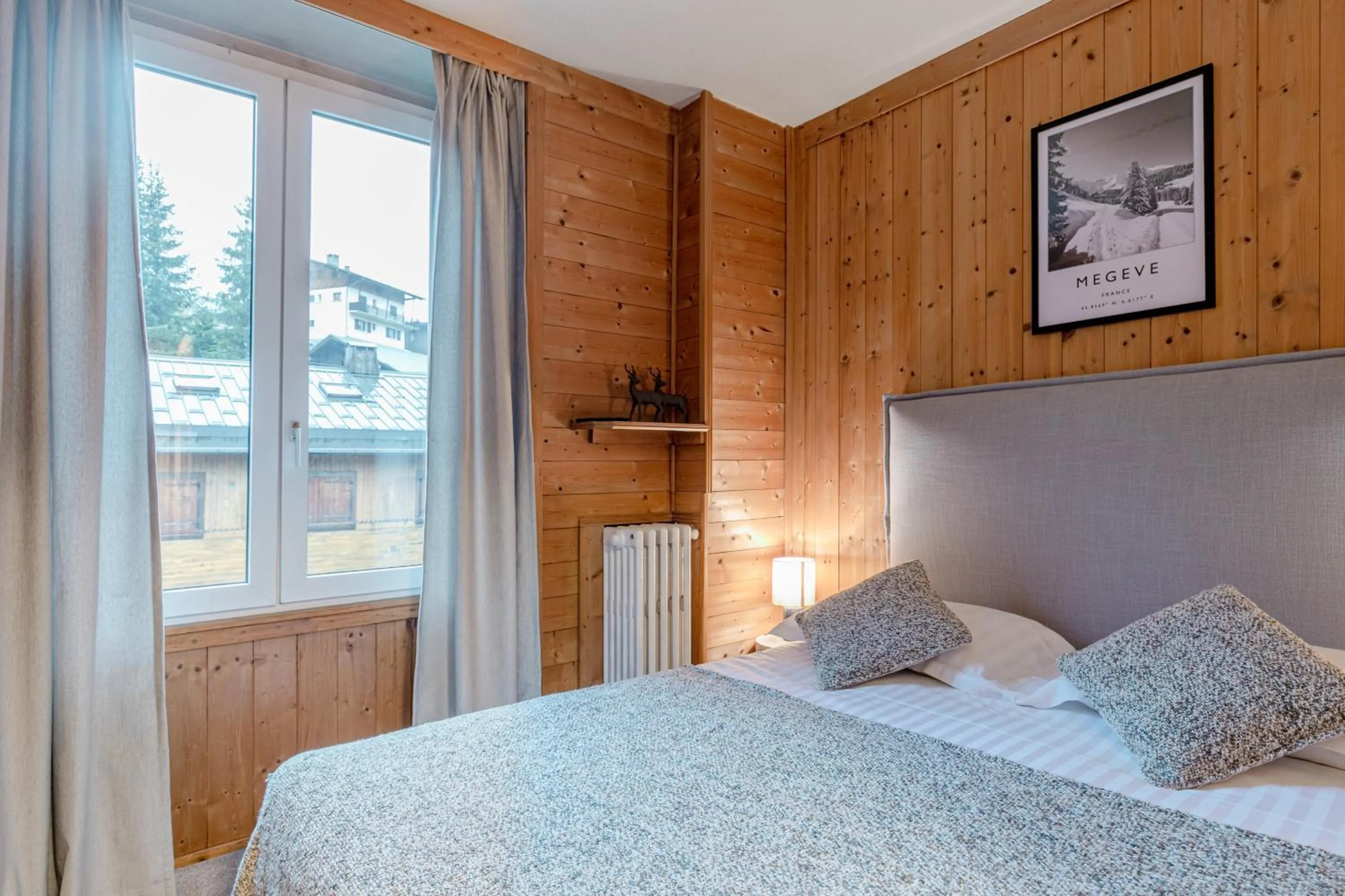 Bed in Le Chalet d'Antoine - Centre de Megève