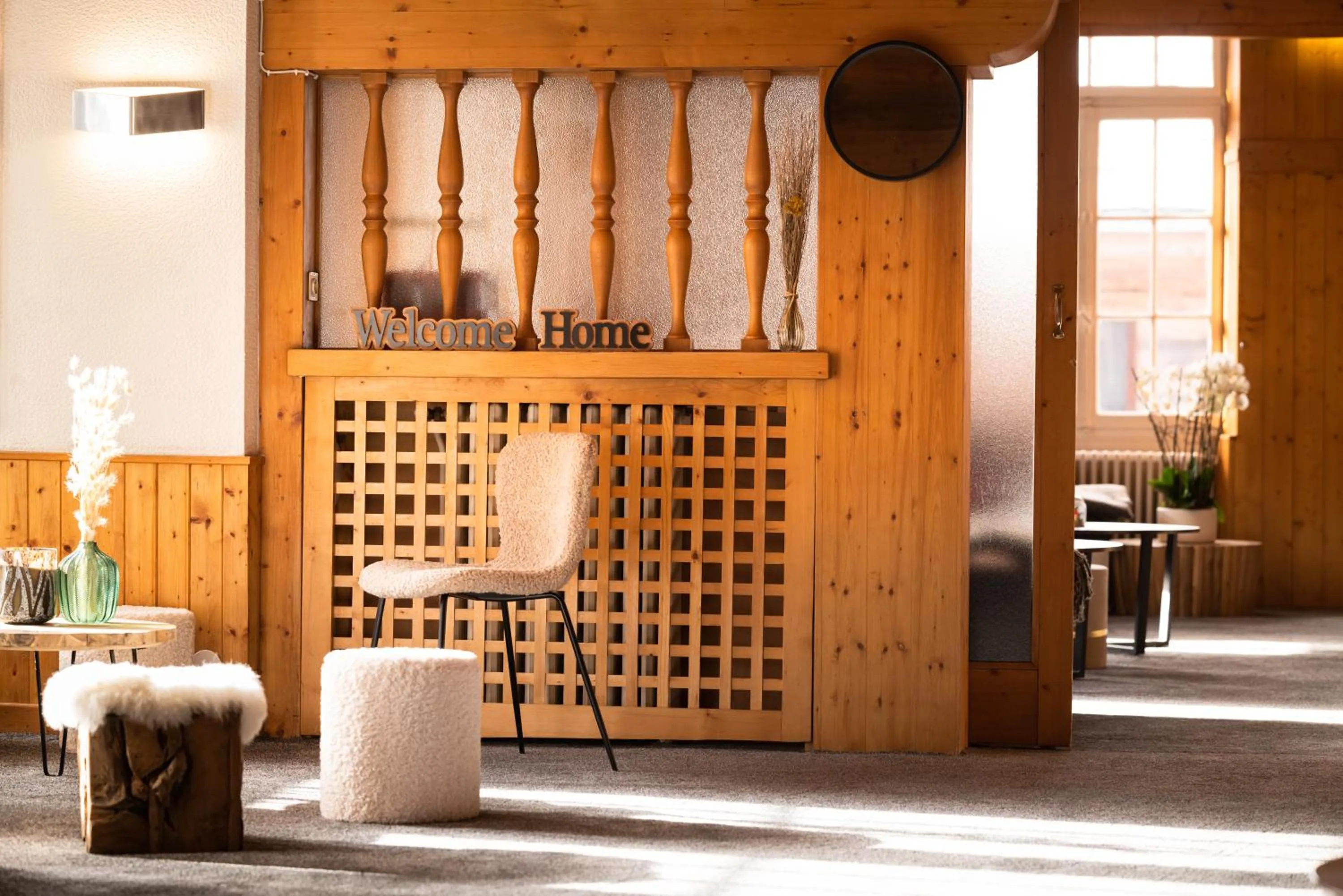 Lobby or reception in Le Chalet d'Antoine - Centre de Megève