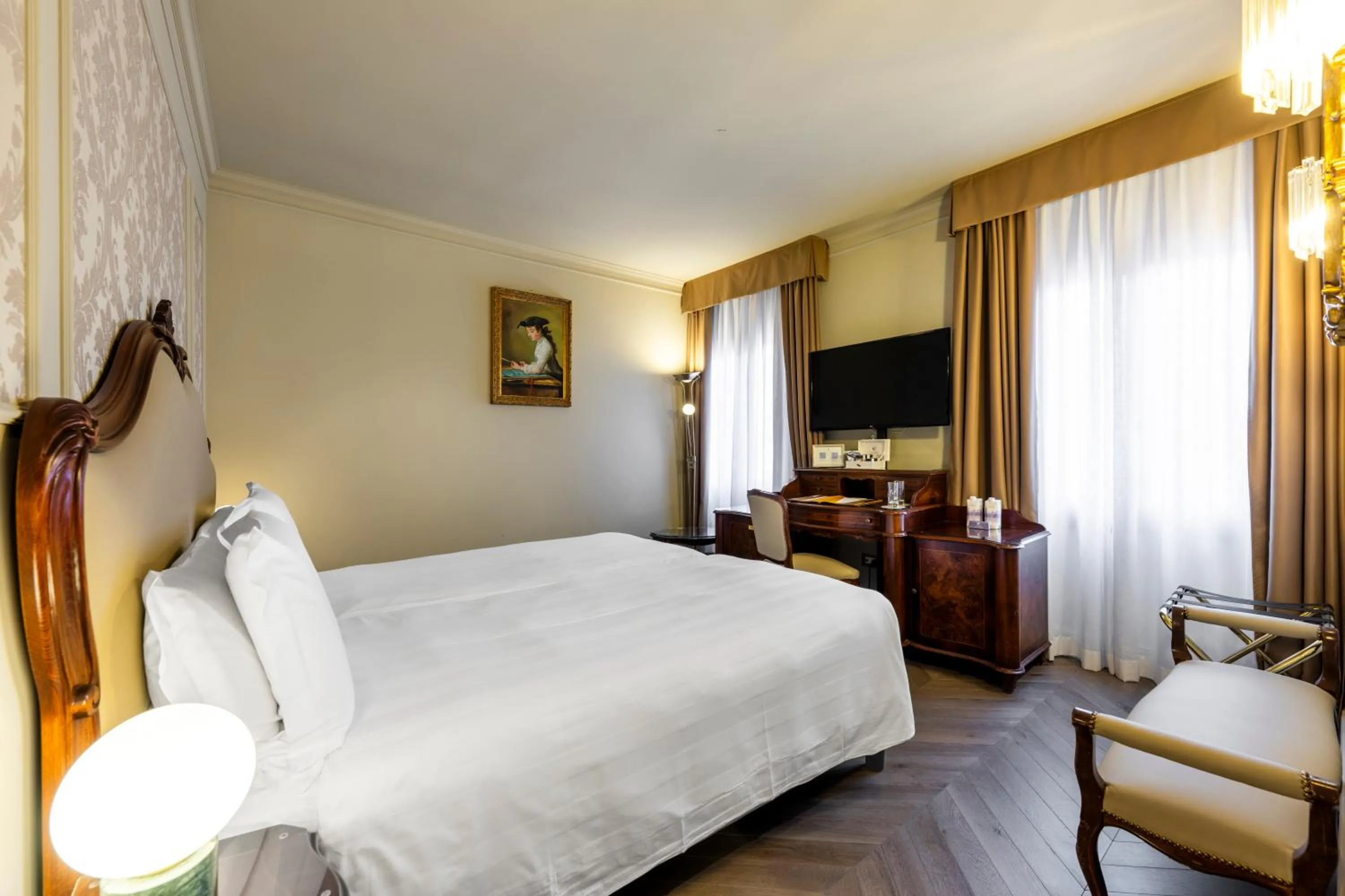 Bed in Hotel Colombina