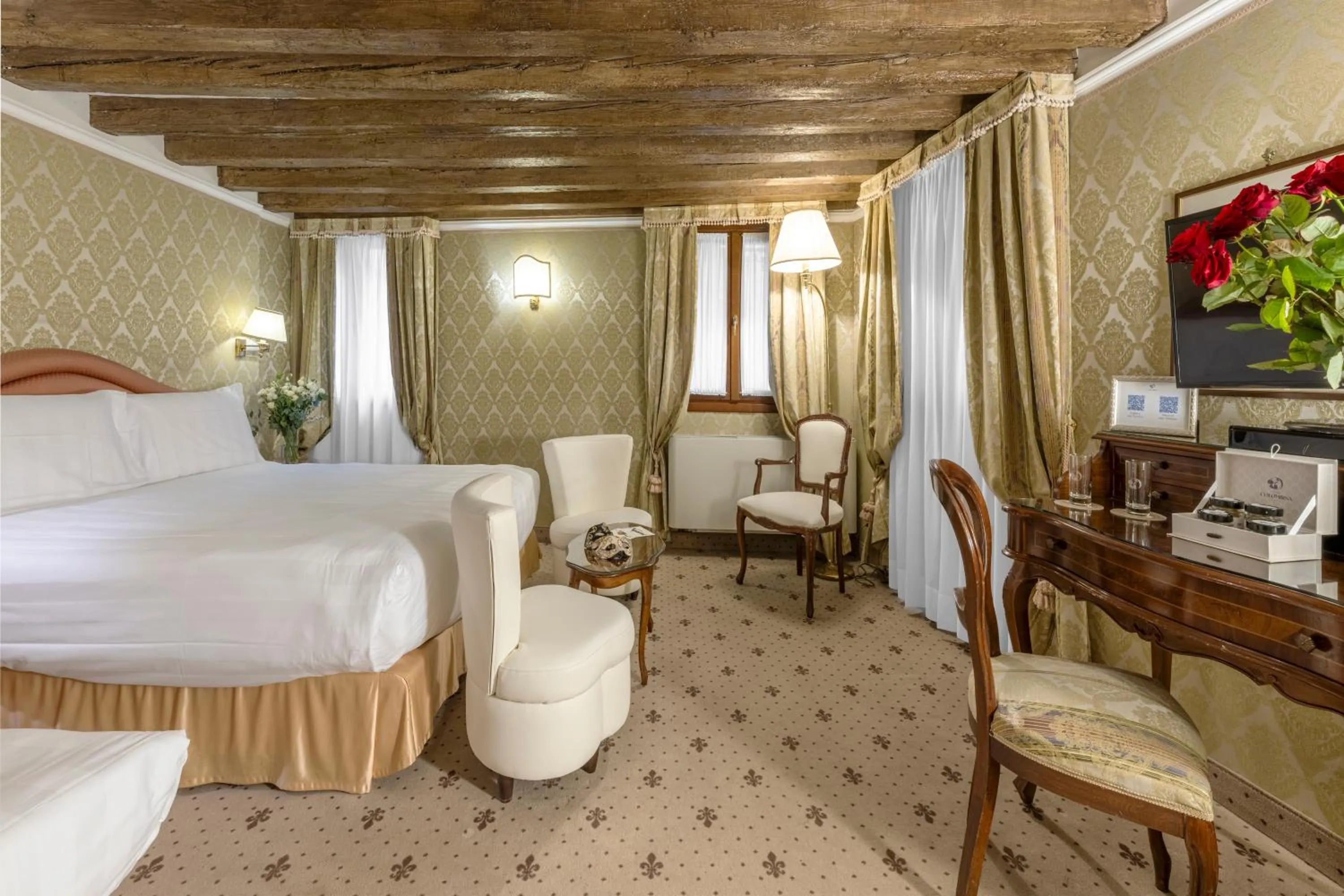 Bed in Hotel Colombina