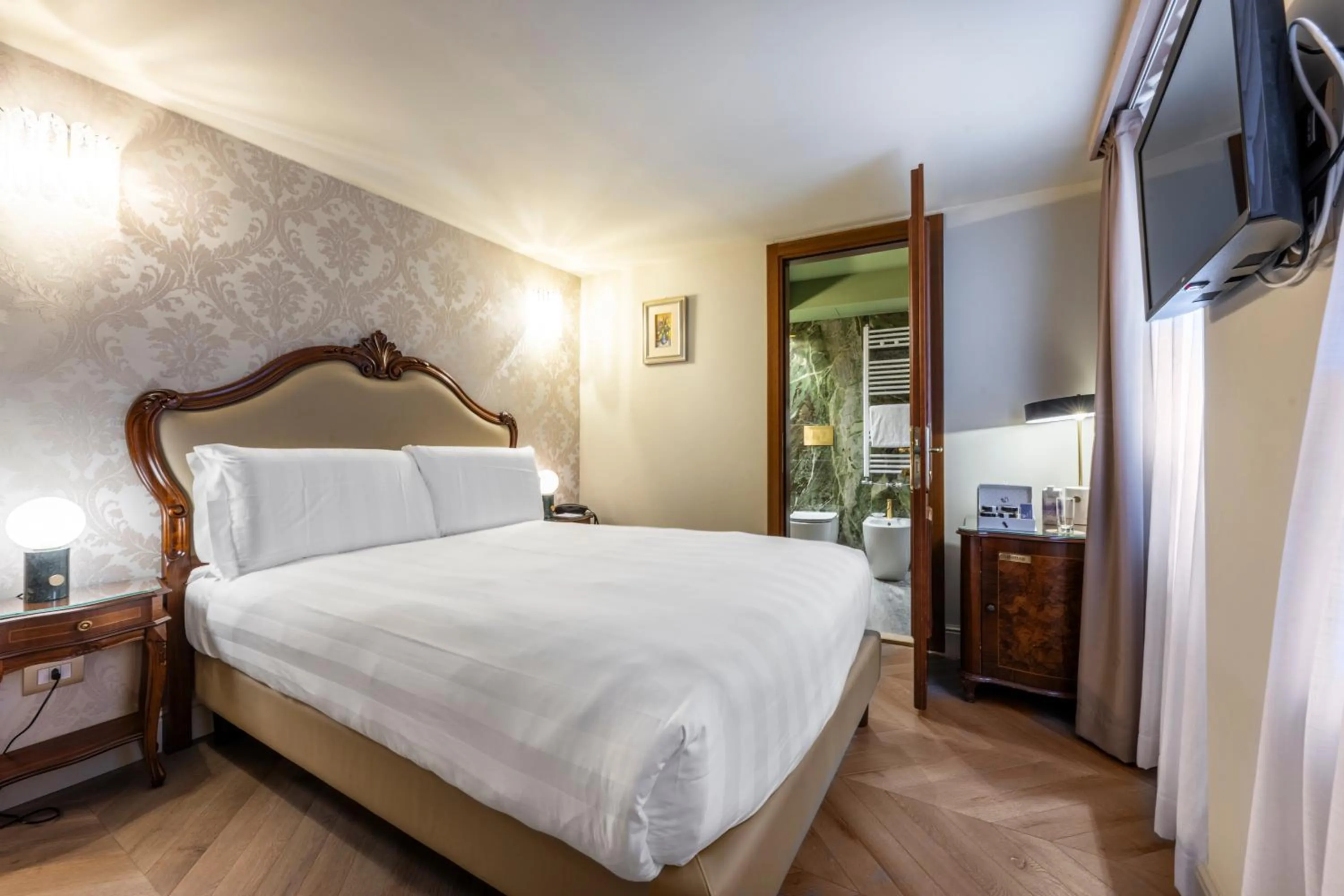 Bed in Hotel Colombina