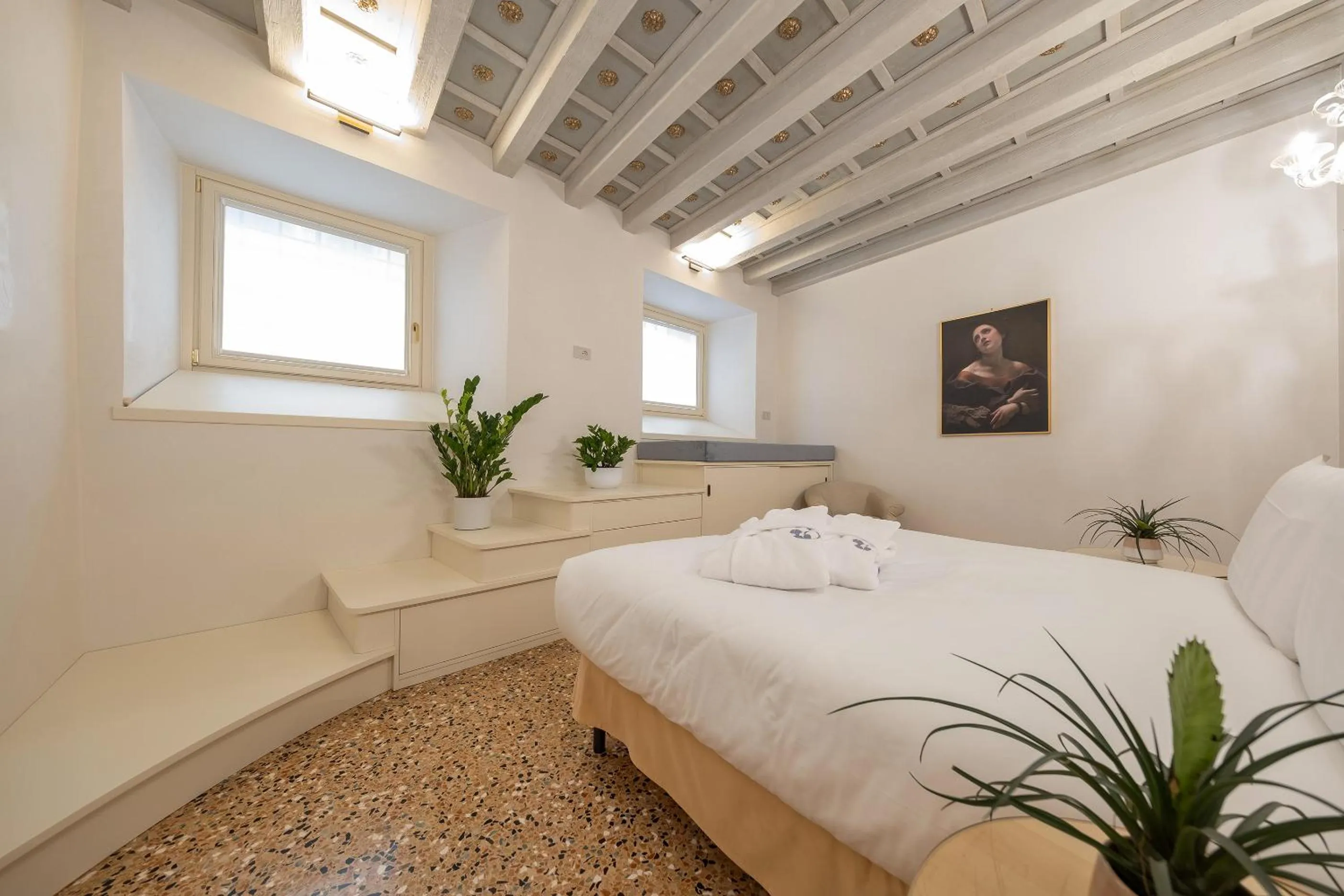 Bed in Hotel Colombina